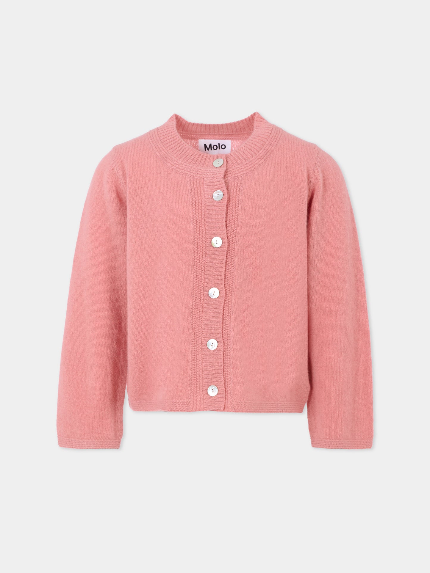 Cardigan Giovanna rosa per bambina,Molo,2W25K306 5564