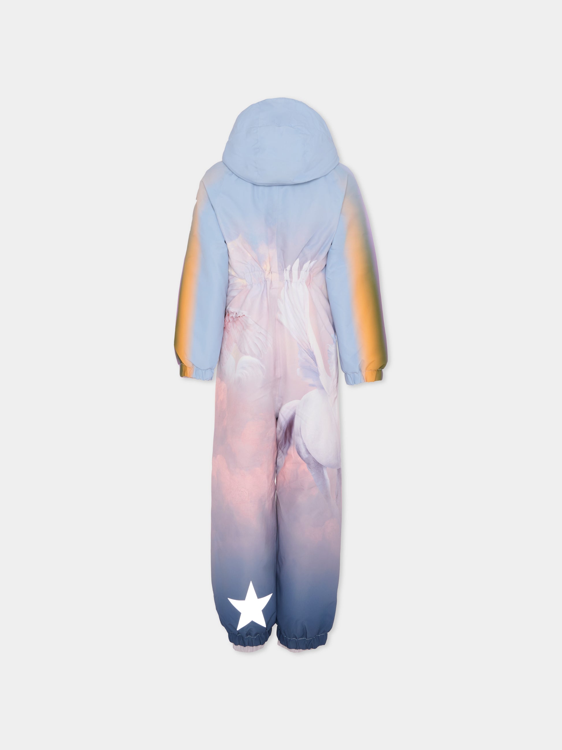 Tuta da neve Polar multicolor per bambina con unicorno,Molo,5W25N202 4949