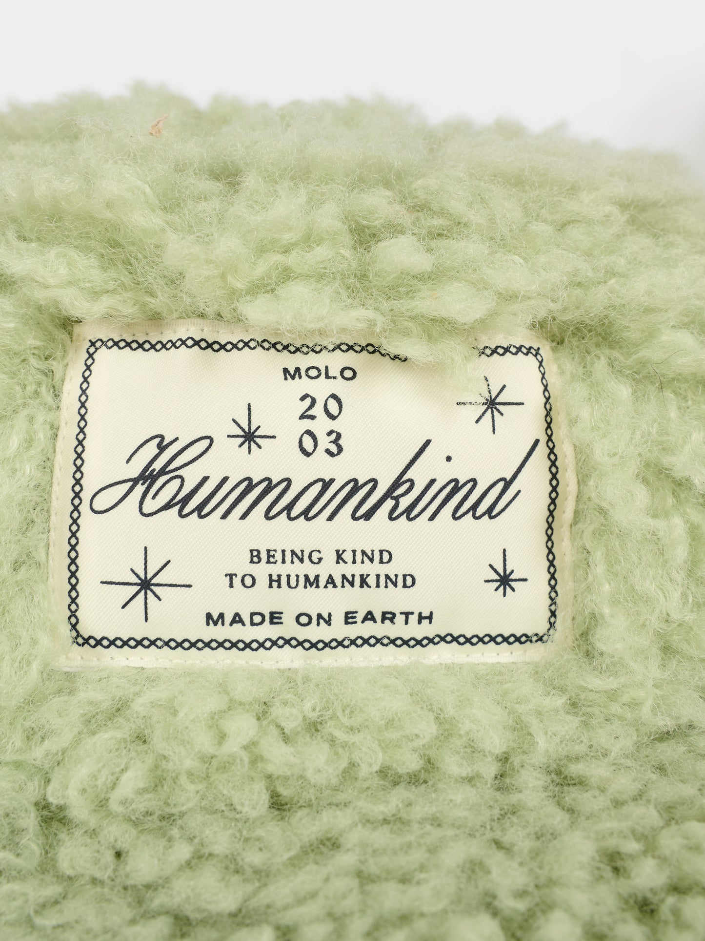 Cloche Kylie verde per bambina con patch,Molo,7W25S310 8371