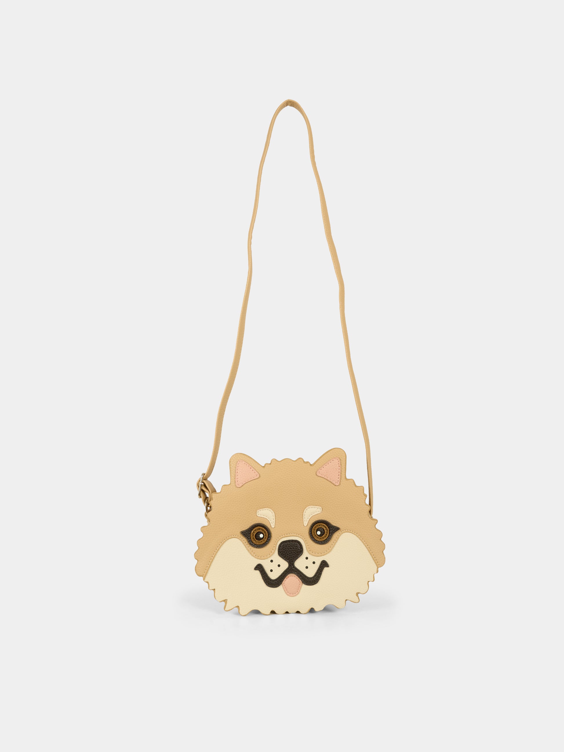 Borsa beige per bambina con cane,Molo,7W25V108 5510