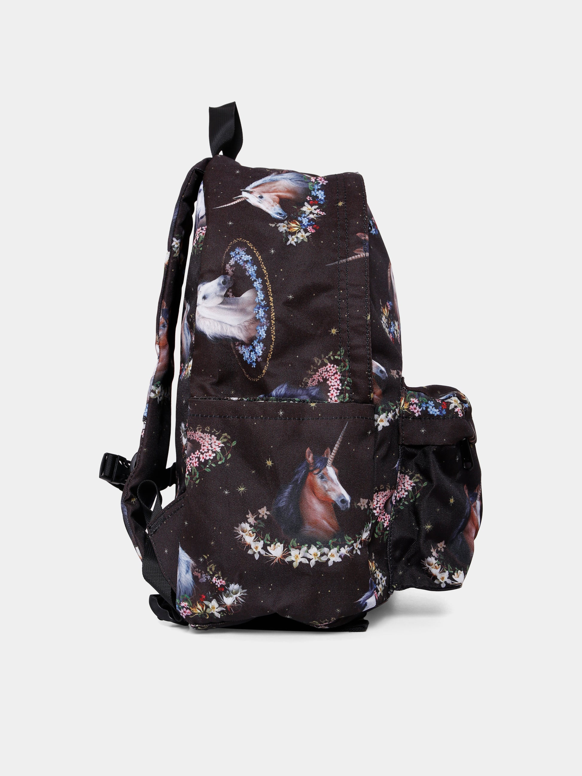 Zaino Mio nero per bambini con unicorno all over,Molo,7W25V201 9383
