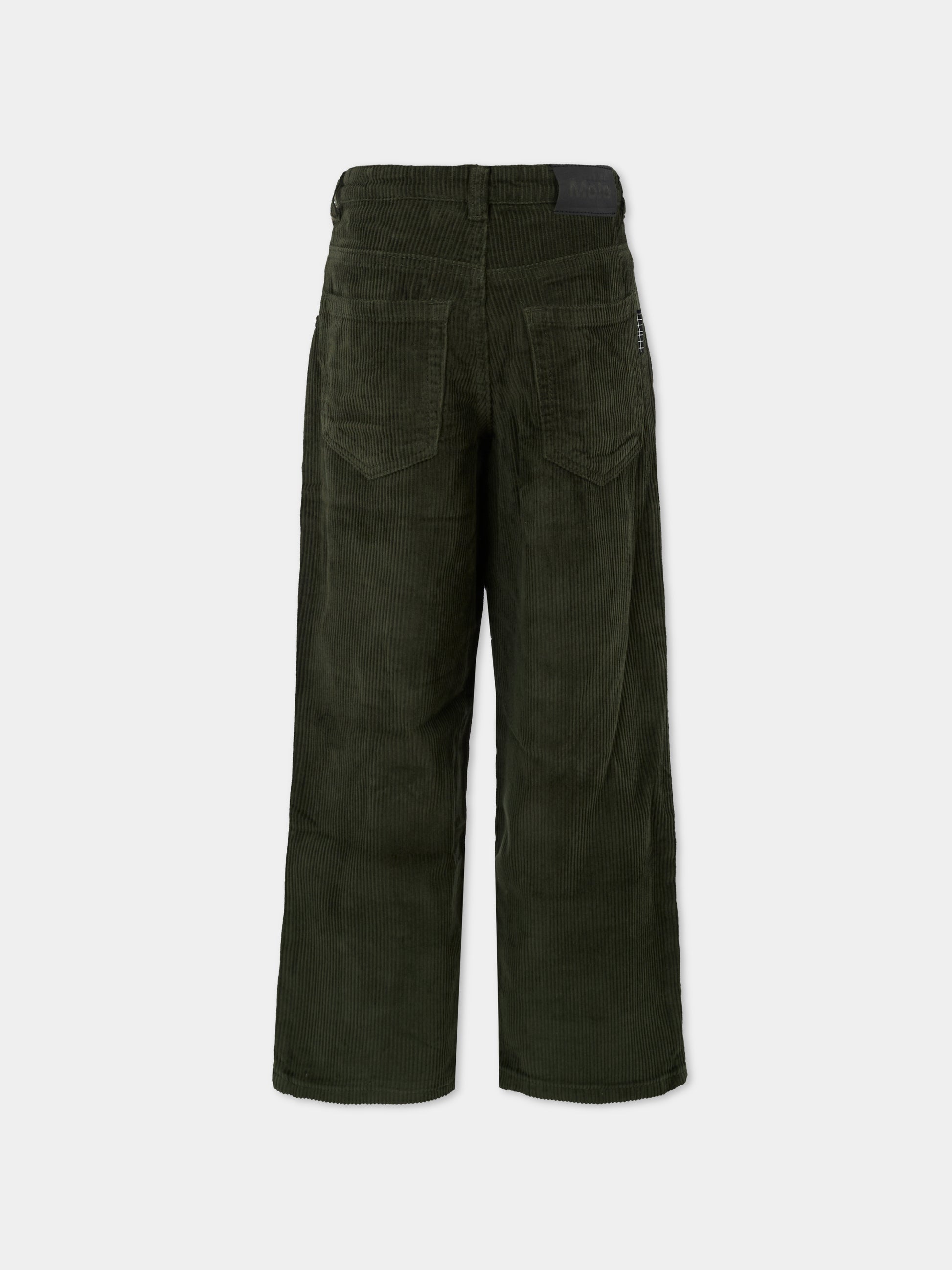 Pantaloni Aiden verdi per bambino,Molo,1W25I103 5534