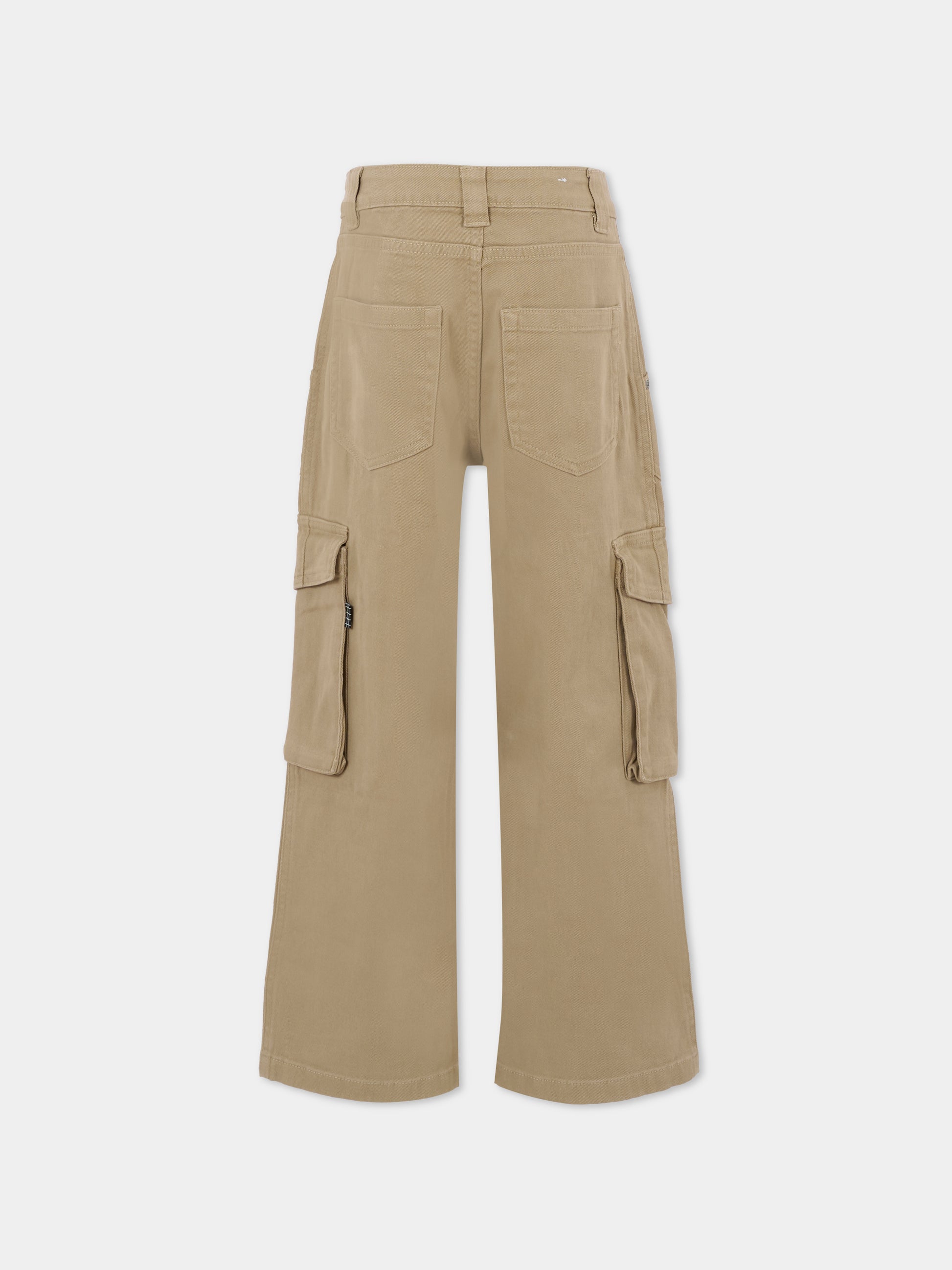 Pantaloni Aletr beige per bambino,Molo,1W25I109 8954