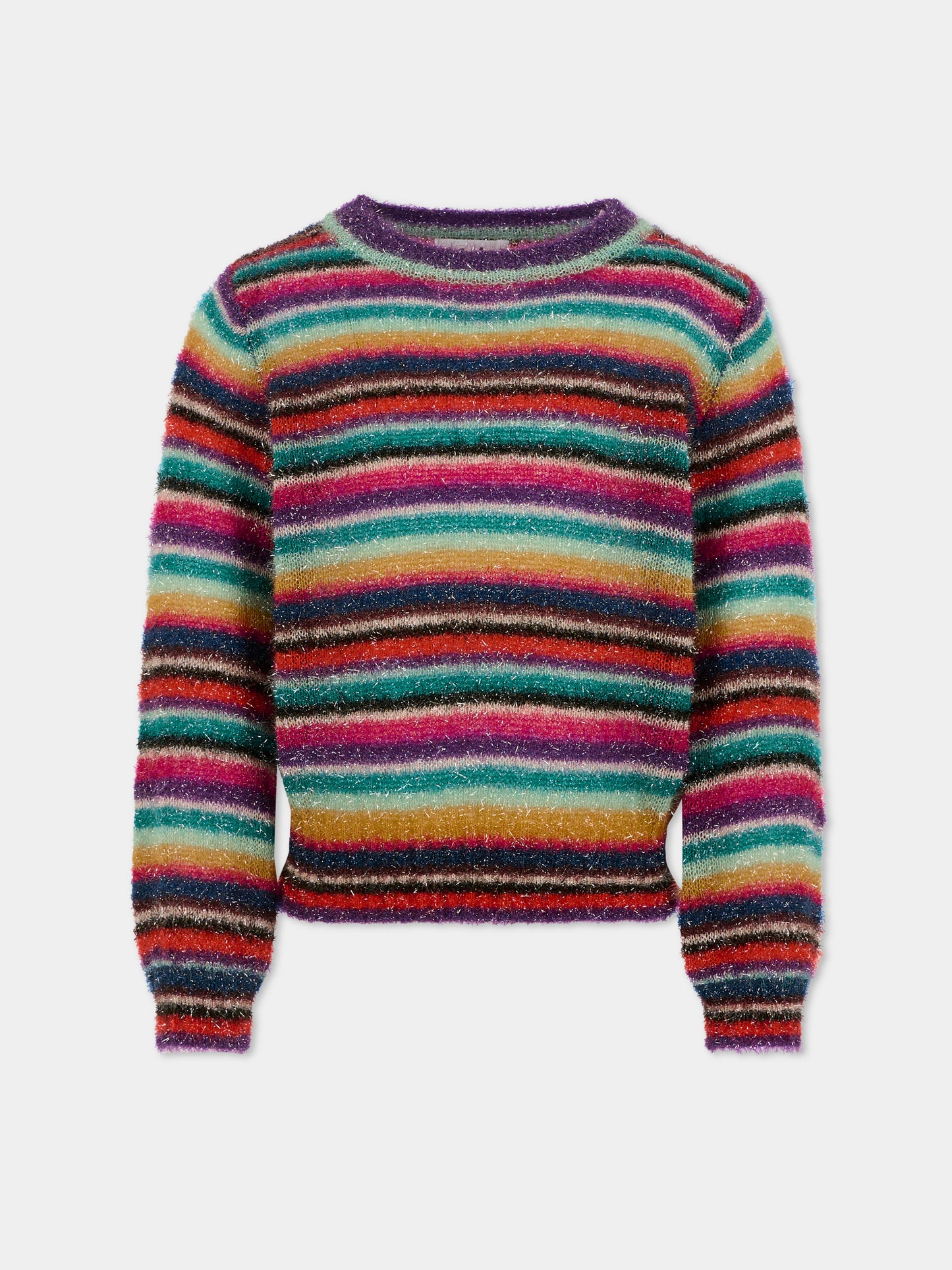 Maglione Germina multicolor per bambina con logo,Molo,2W25K208 9415