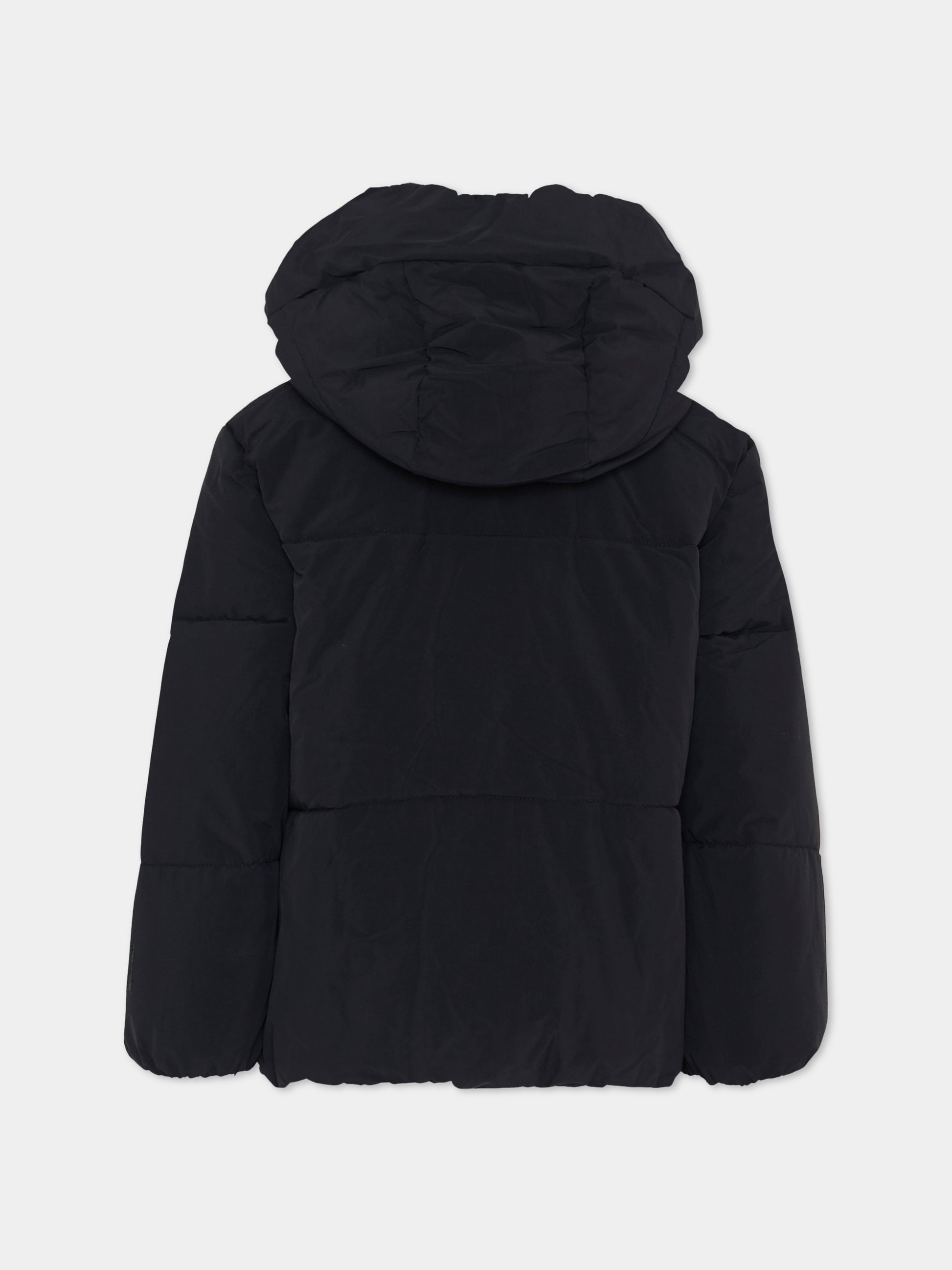 Piumino Hayden nero per bambini con logo,Molo,5W25M302 0099