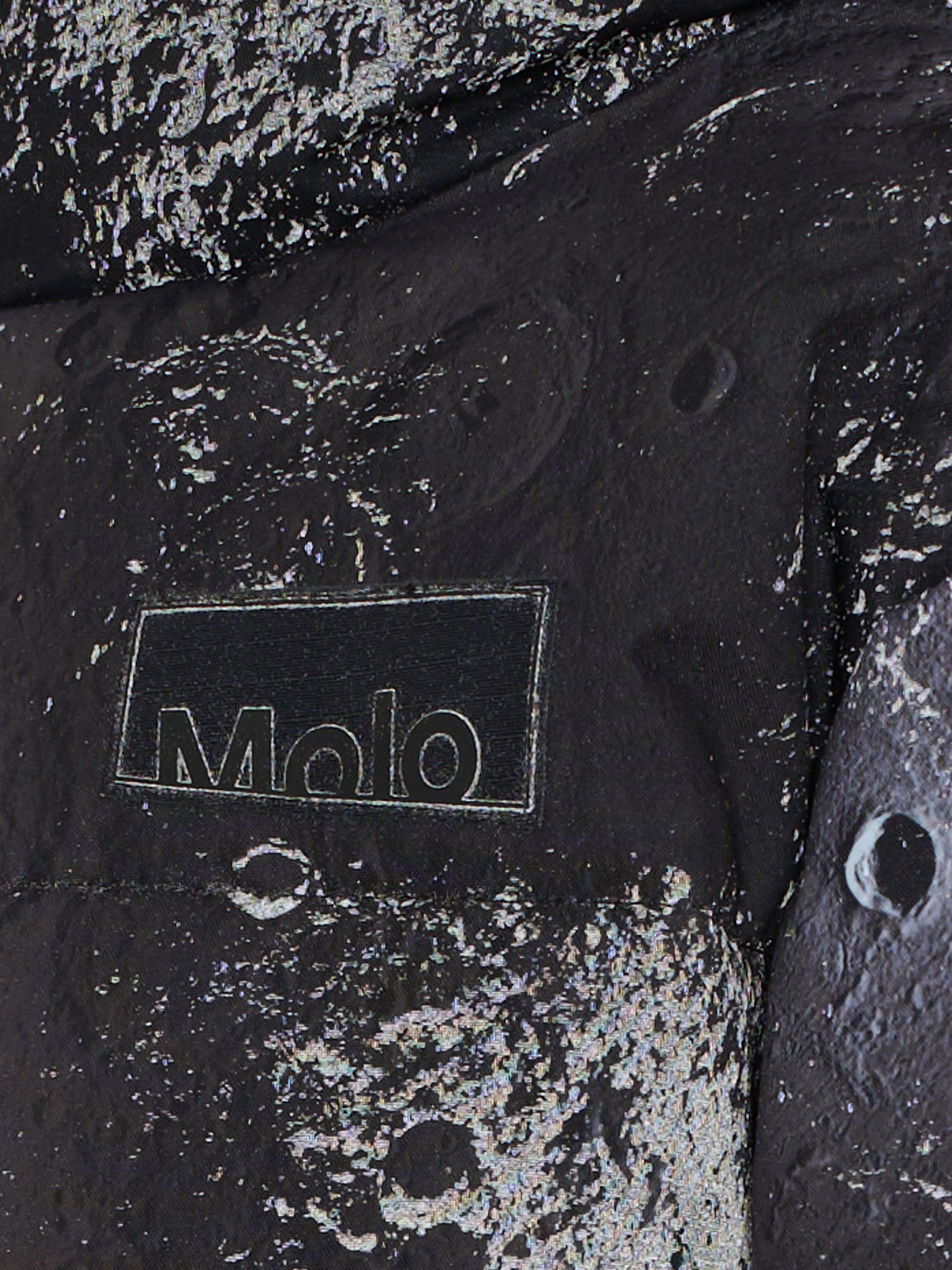 Piumino Hilo nero per bambino con stampa spazio,Molo,5W25M305 9371