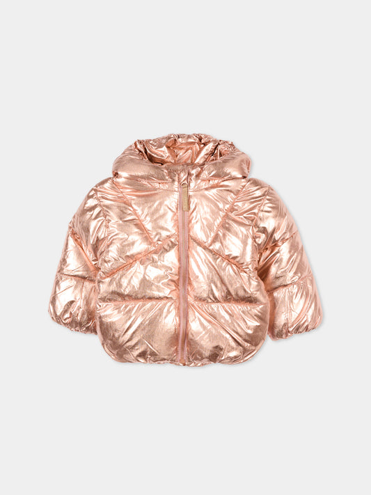 Piumino Harpo rosa per neonata con coniglio,Molo,5W25M318 5399