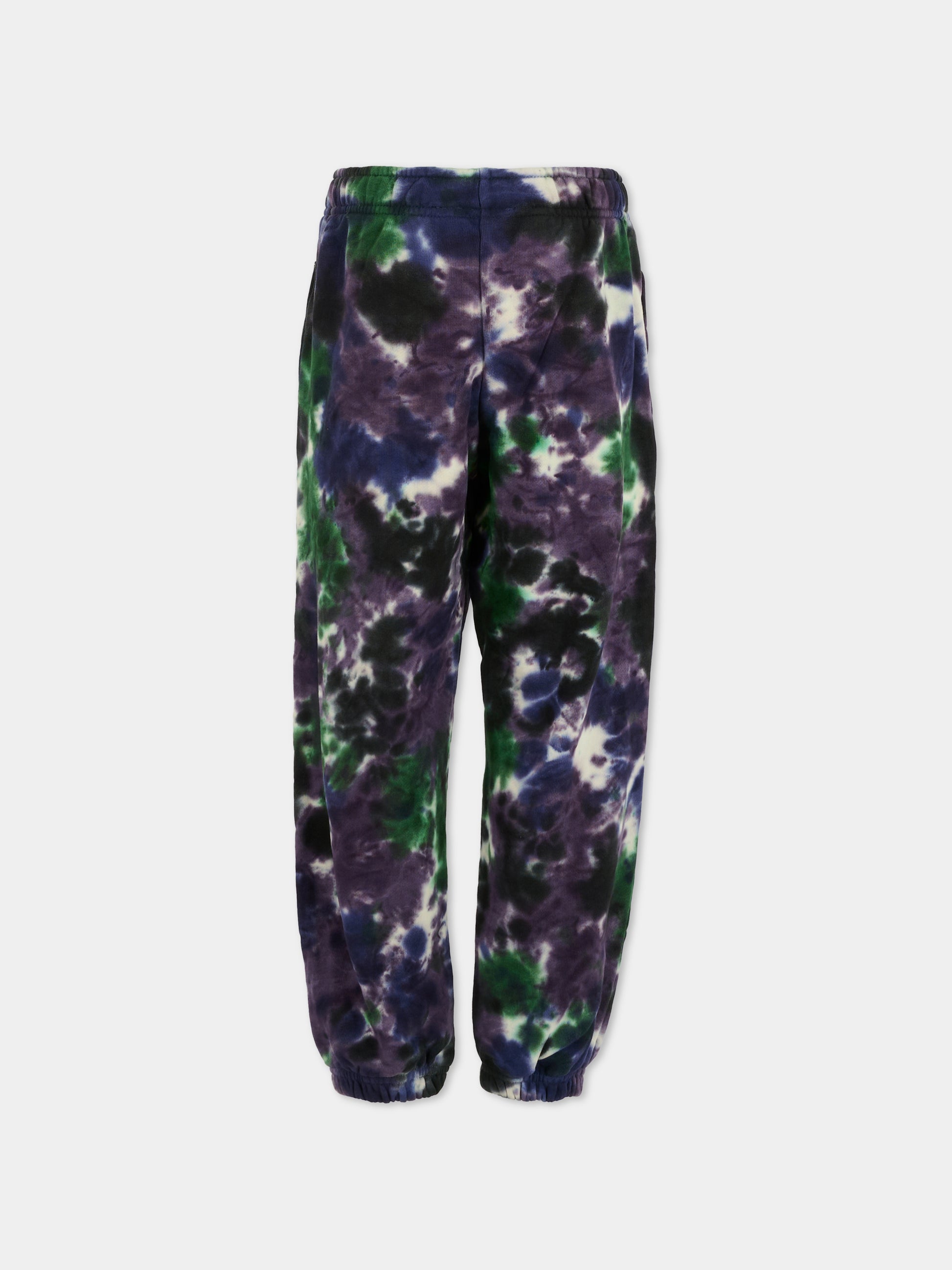 Pantaloni Adan multicolor per bambino con stampa tie dye,Molo,6W25I208 9434