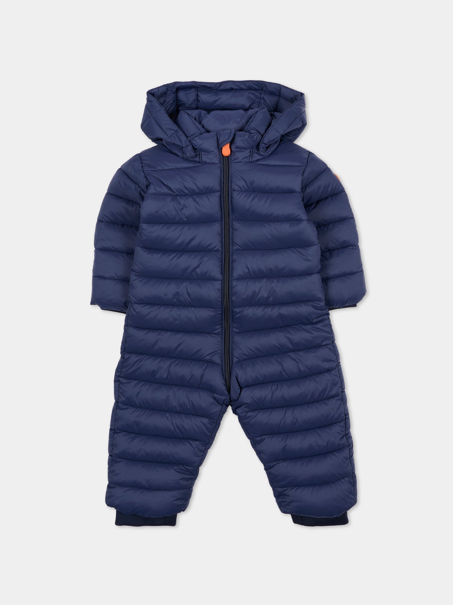 Piumino Storm blu per neonato con logo,Save The Duck Kids,I30002X GIGA21 90000