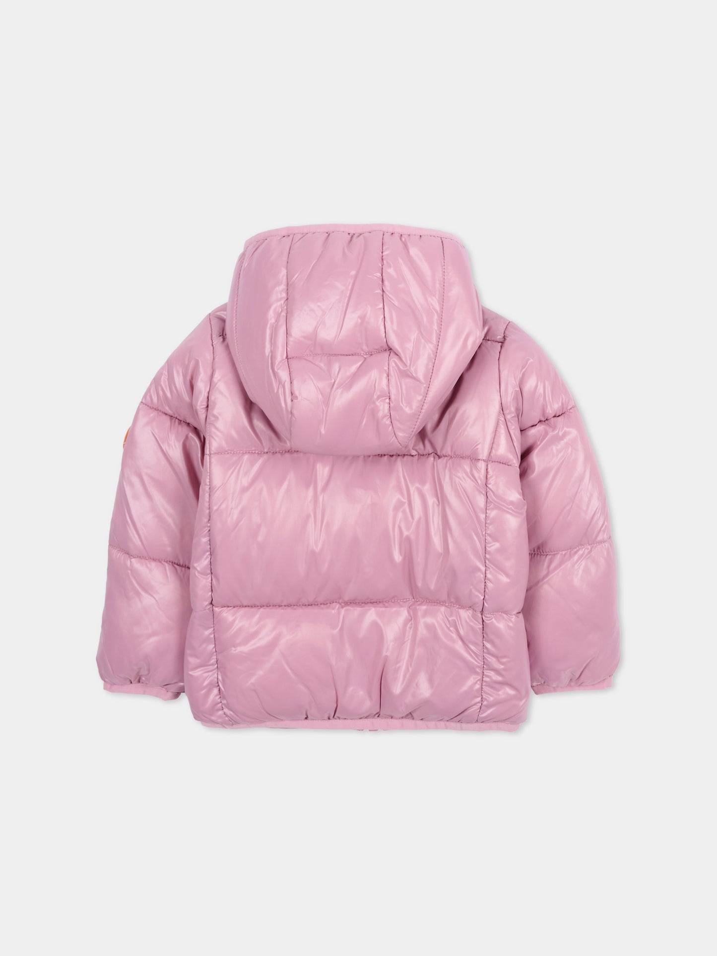 Piumino Jody viola per neonata con logo,Save The Duck Kids,I30004X LOVE21 80044