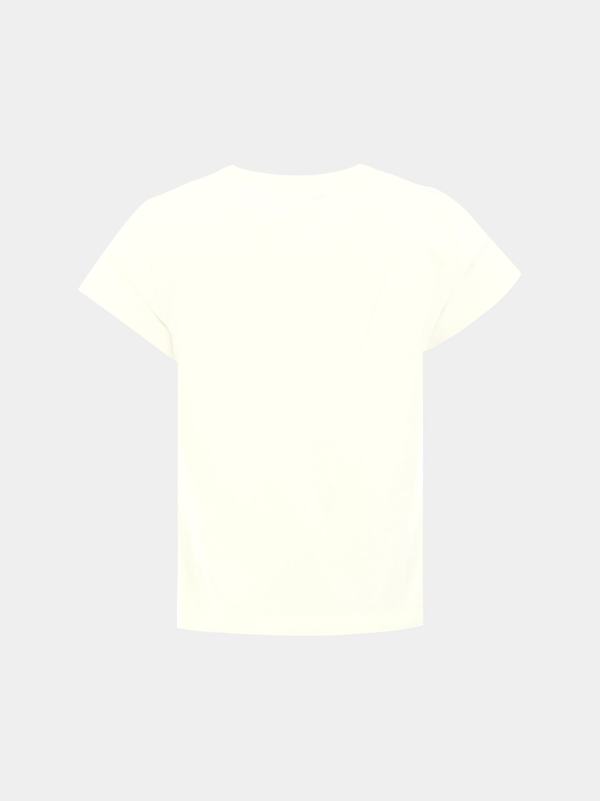 T-shirt avorio per bambina con Teddy Bear e paillettes,Moschino Kids,HCM06K LBA11 10063