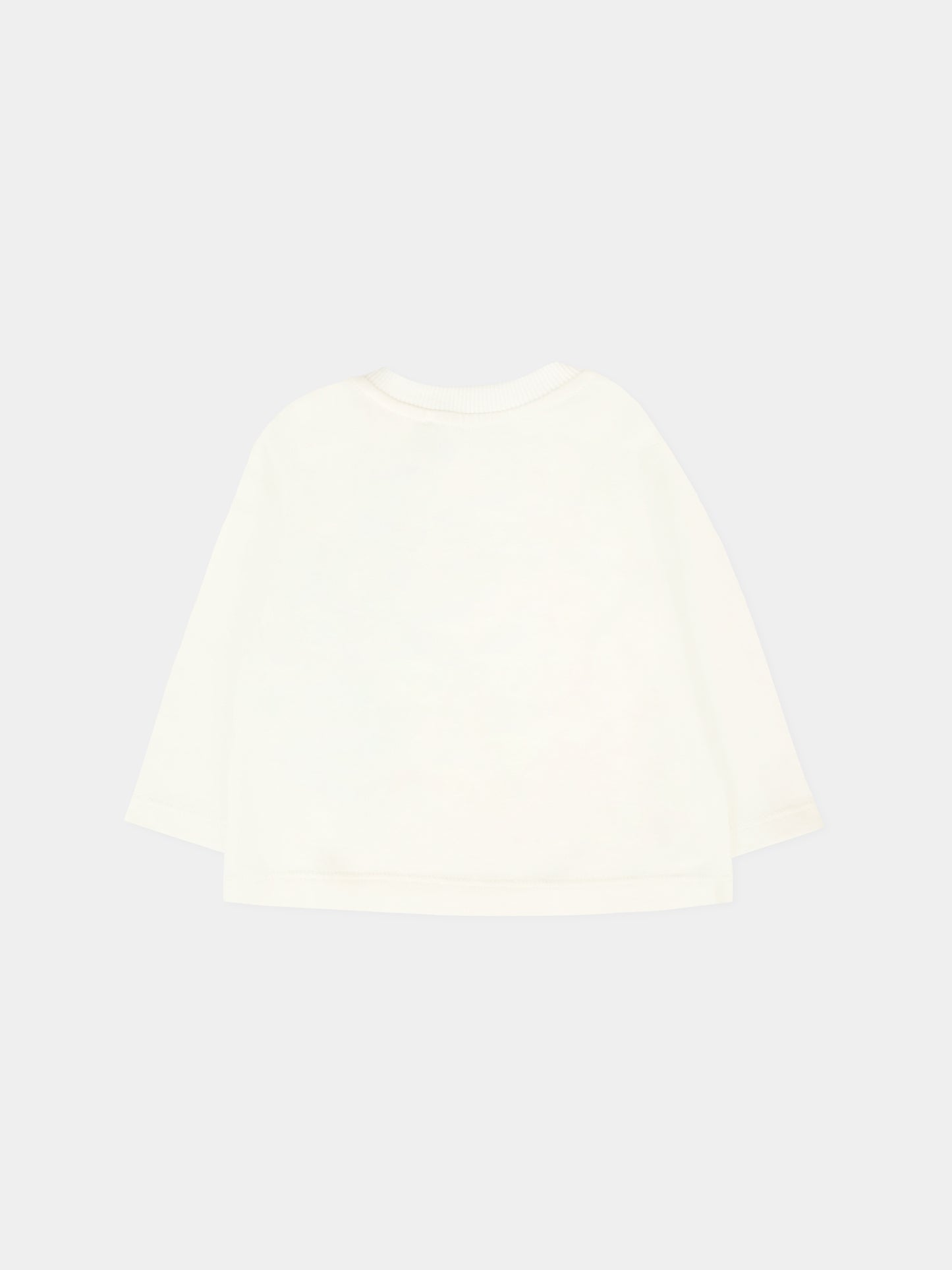 T-shirt avorio per neonati con Teddy Bear,Moschino Kids,M8O00R LAA36 10063