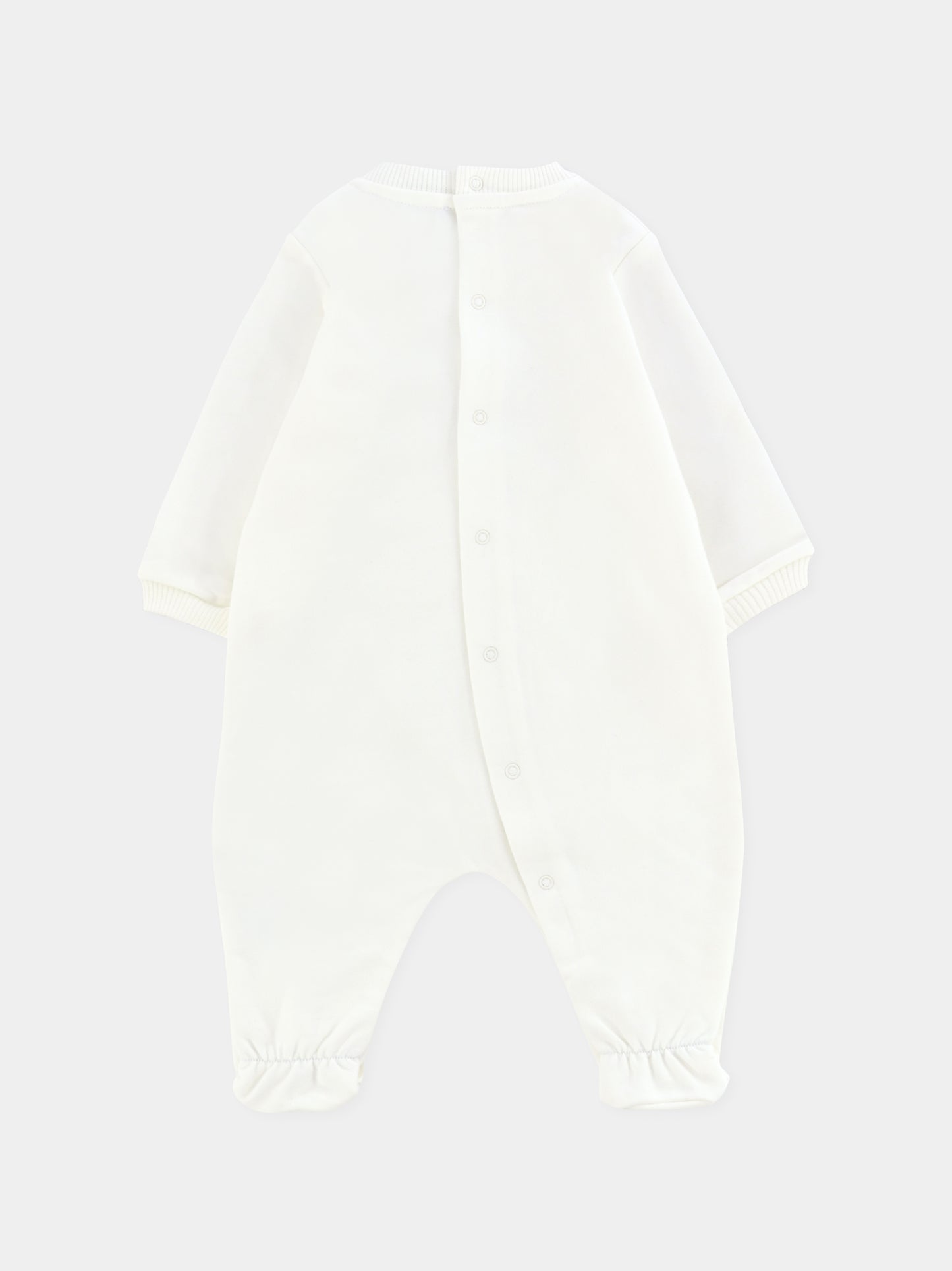 Tutina avorio per neonati con Teddy Bear,Moschino Kids,MNY05L LCA40 10063