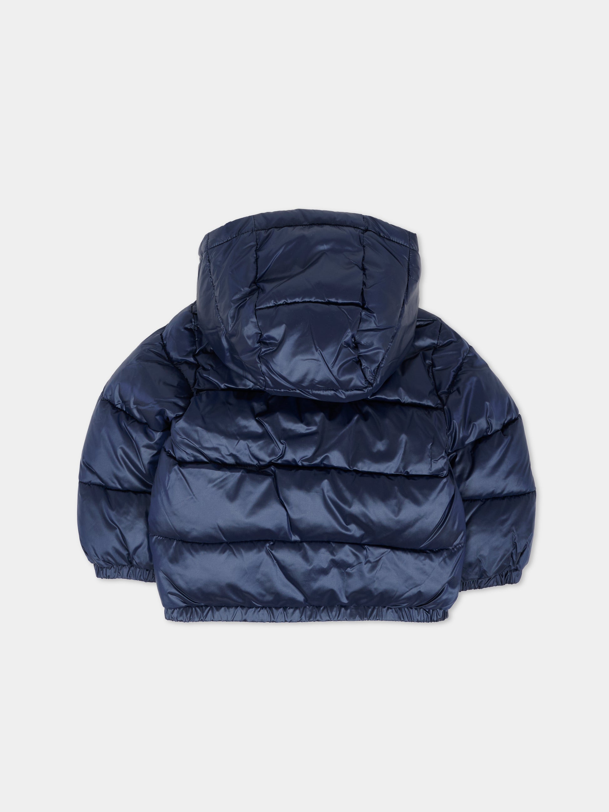 Piumino blu per neonati con Teddy Bear,Moschino Kids,MUS032 L3A32 40016