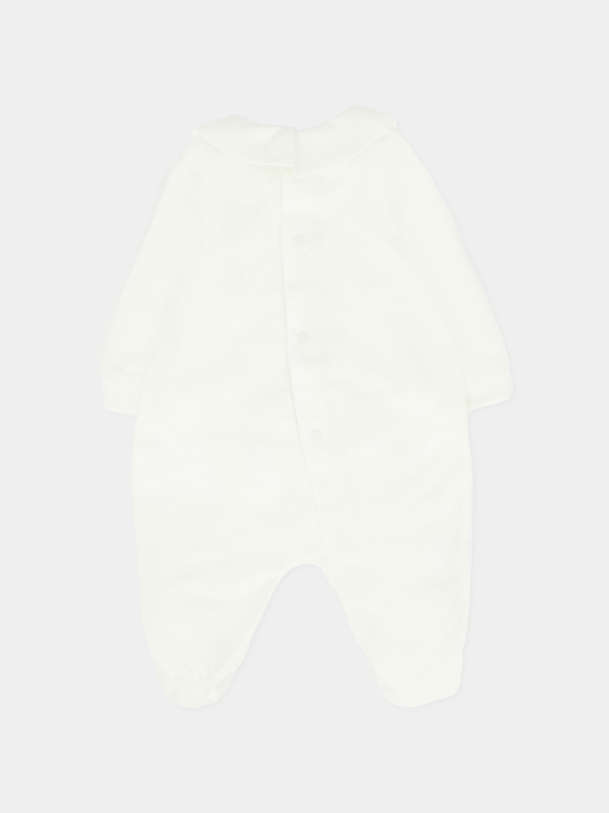 Tutina avorio per neonati con Teddy Bear,Moschino Kids,MUT04I LCA40 10063