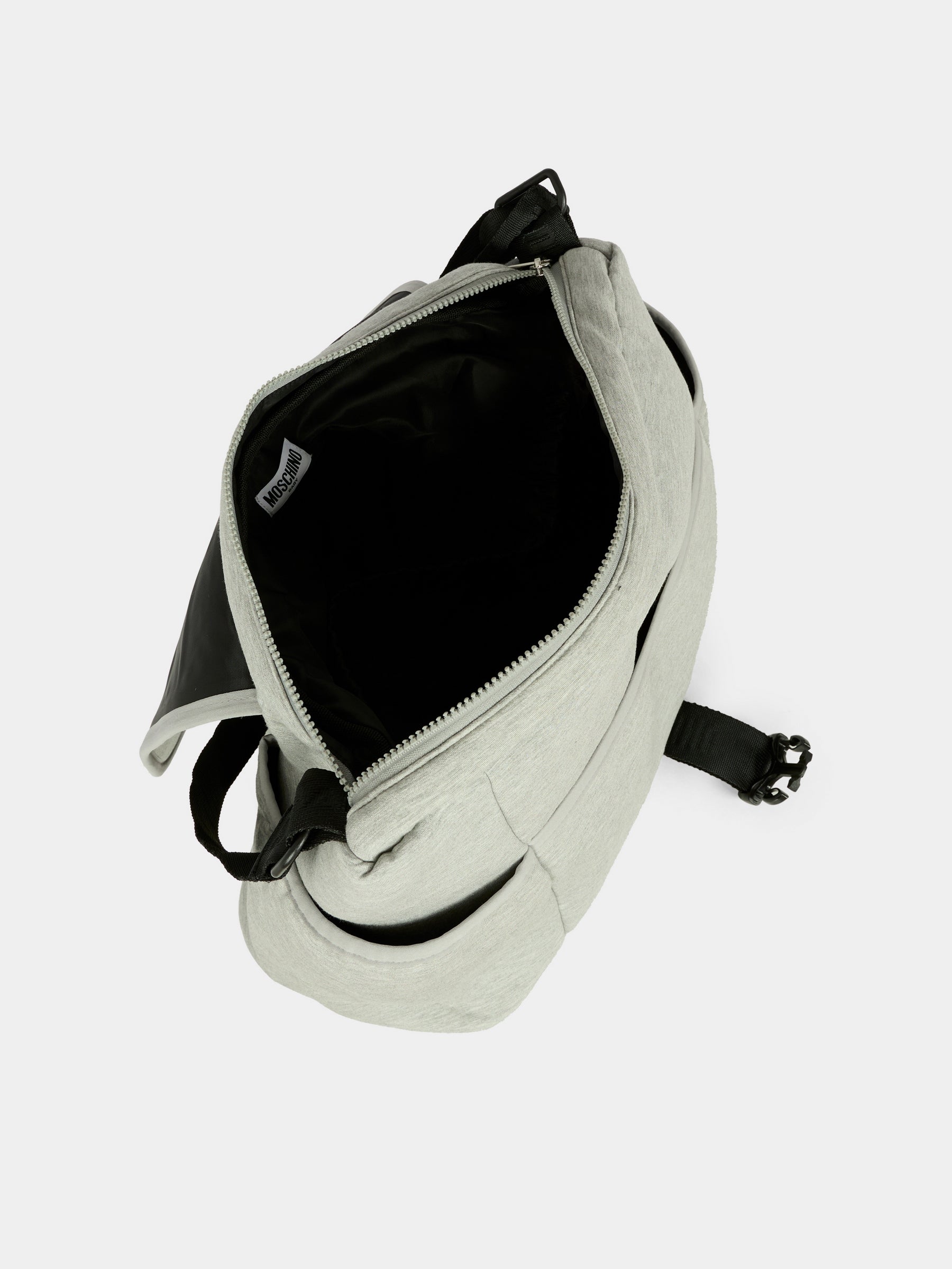 Borsa mamma grigia per neonati con Teddy Bear,Moschino Kids,MUX05N LDA32 60901