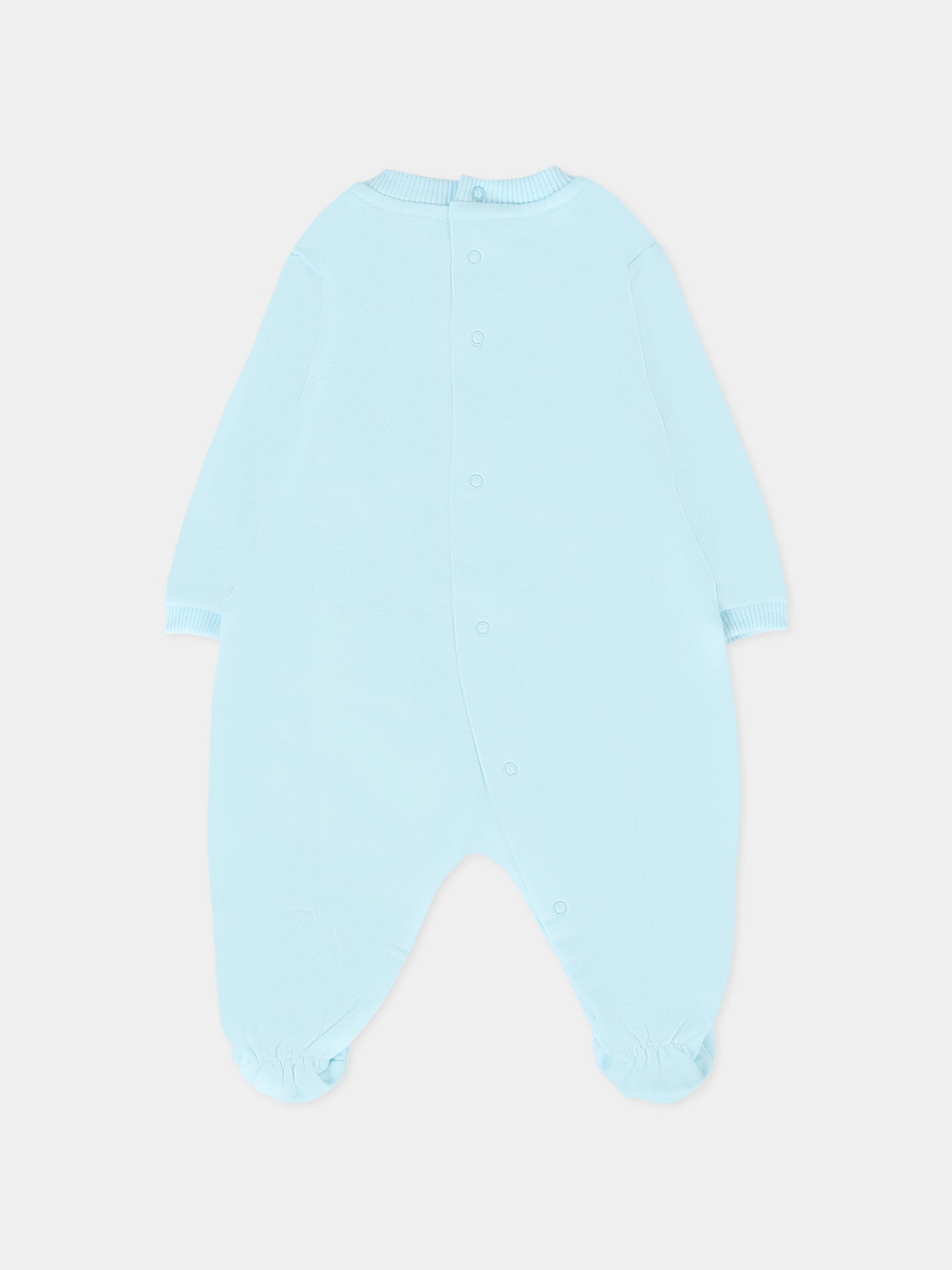 Set tutina bianco per neonato con Teddy Bear e cervo,Moschino Kids,MUY08E LAB2A 84927