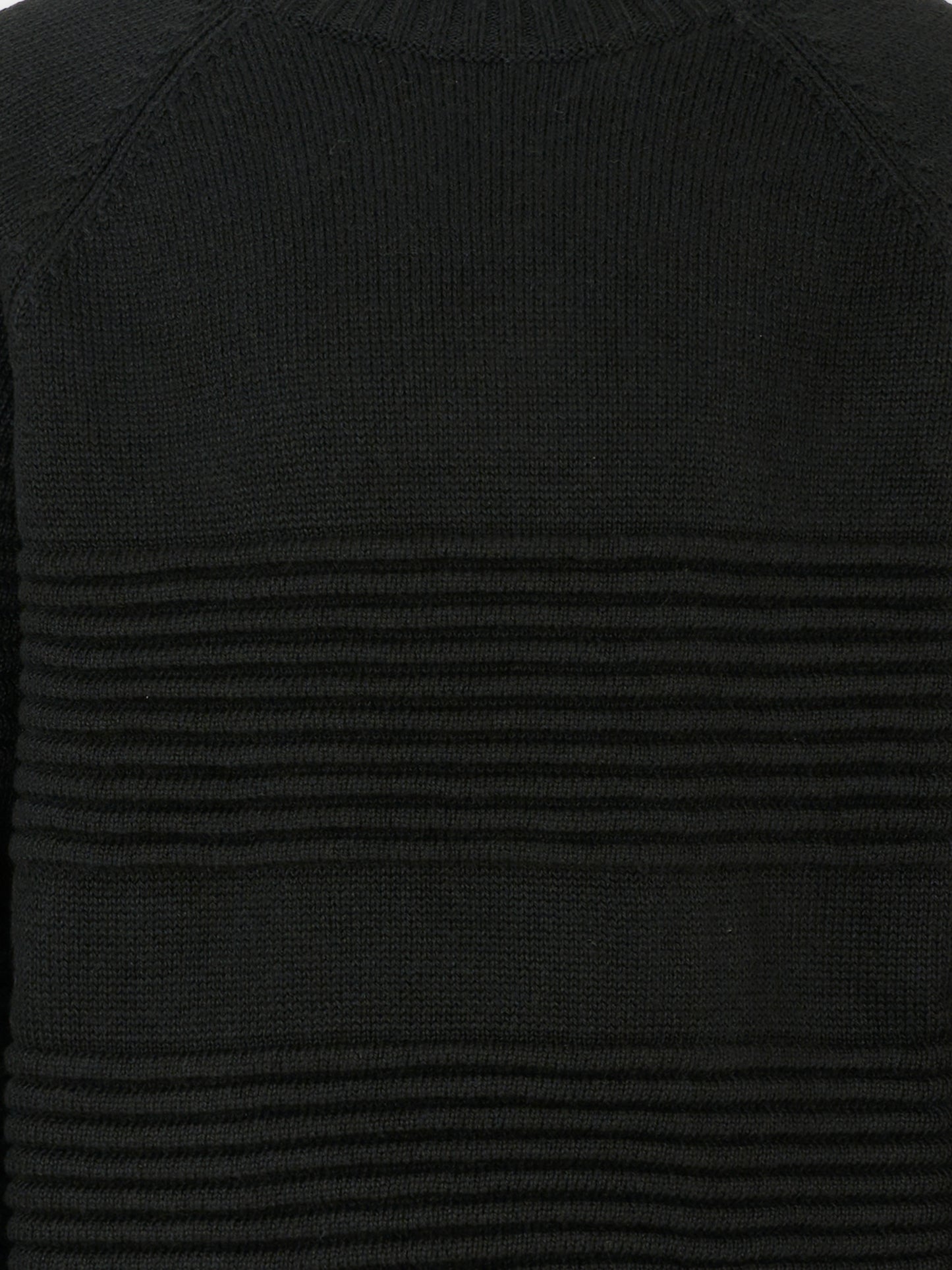 Maglione nero per bambino con logo,Dondup Kids,DMMA029 C FL011 N000