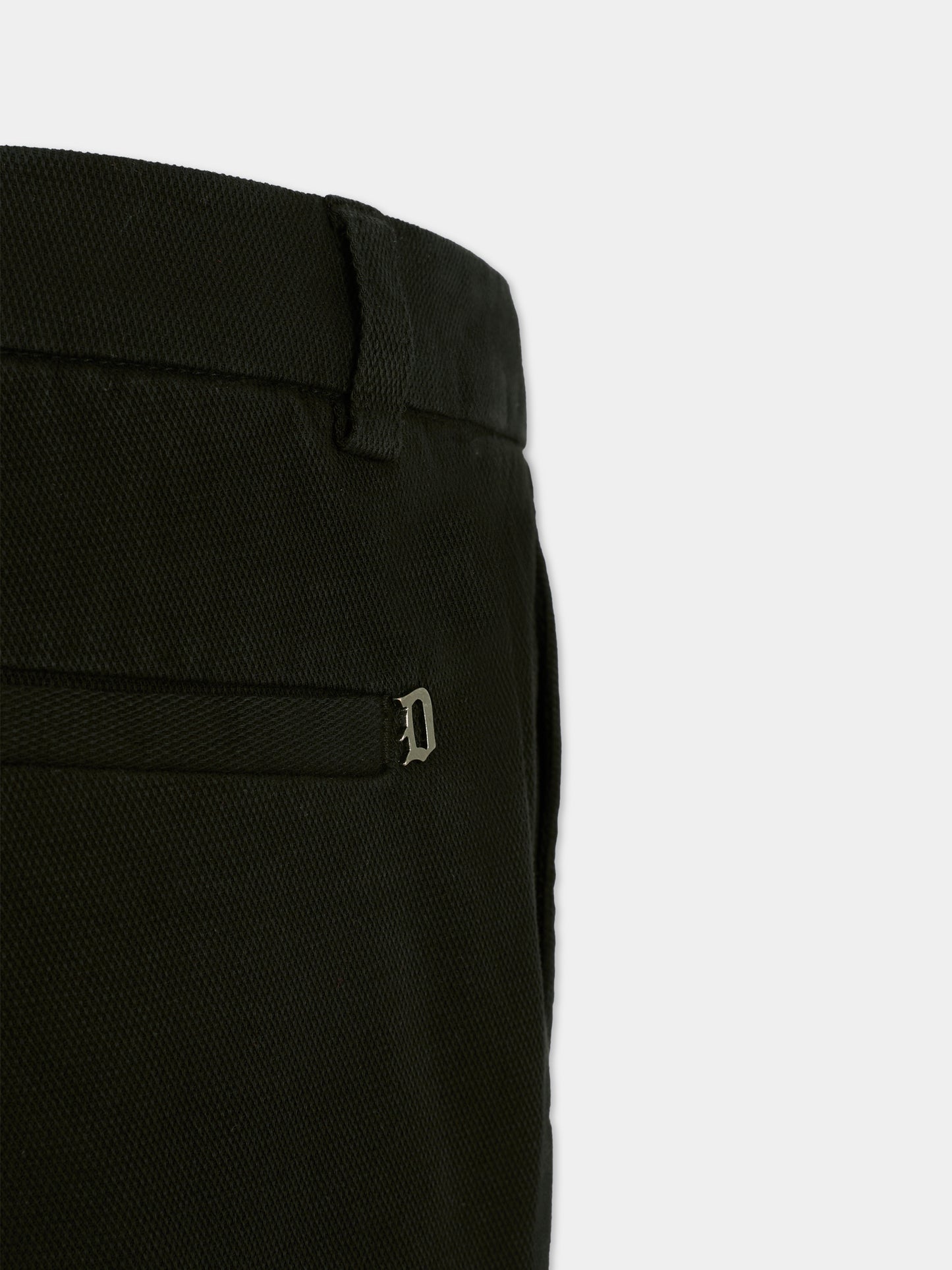 Pantaloni neri per bambino con logo,Dondup Kids,DMPA145 0 CE020 N000