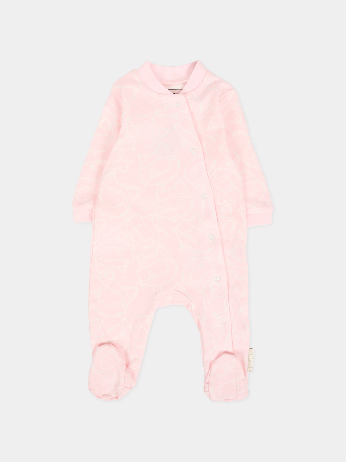 Set tutina rosa per neonata con Choupette,Karl Lagerfeld Kids,Z30968 N74