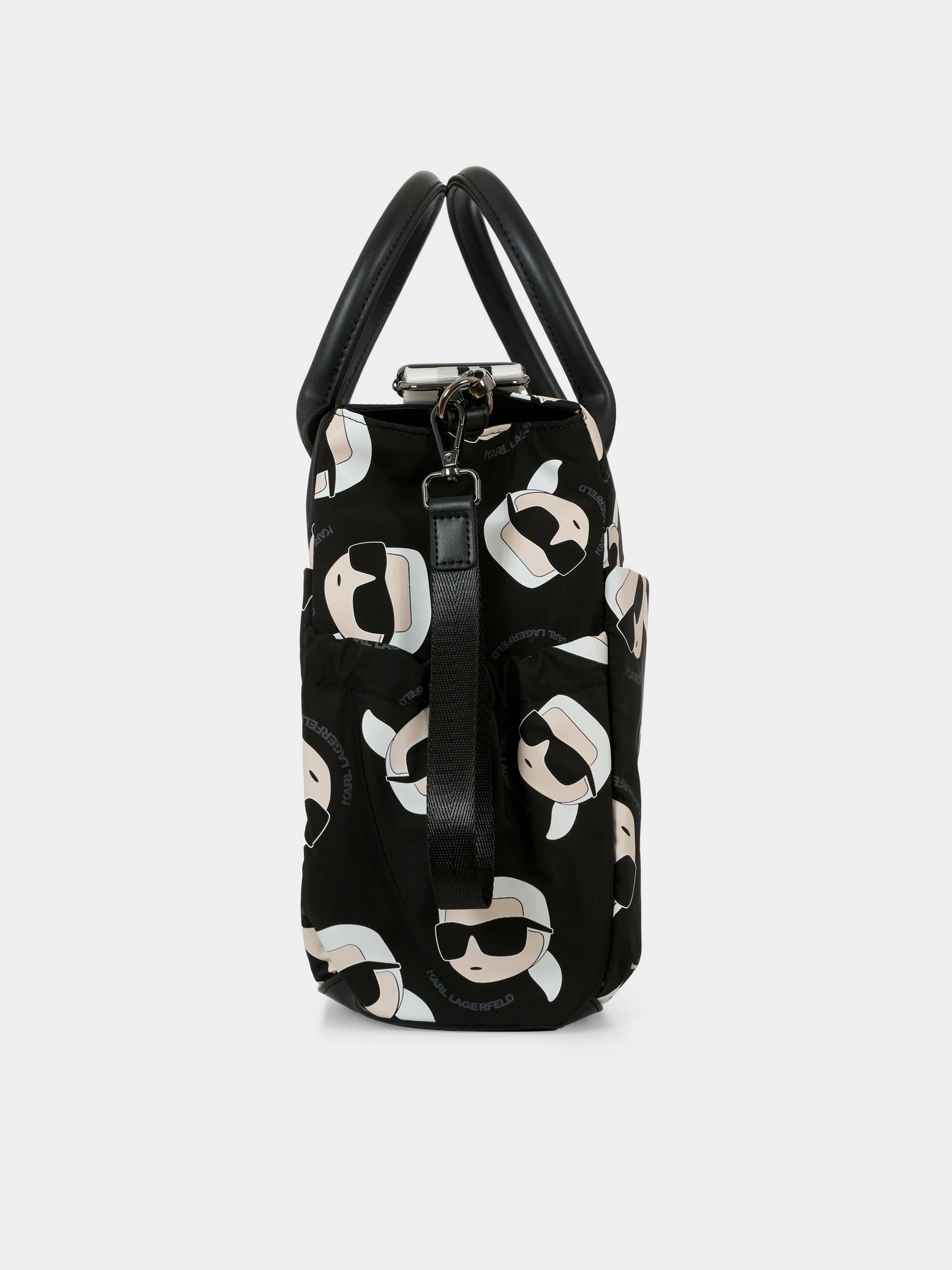 Borsa mamma nera per neonati con Karl Lagerfeld,Karl Lagerfeld Kids,Z30998 09B