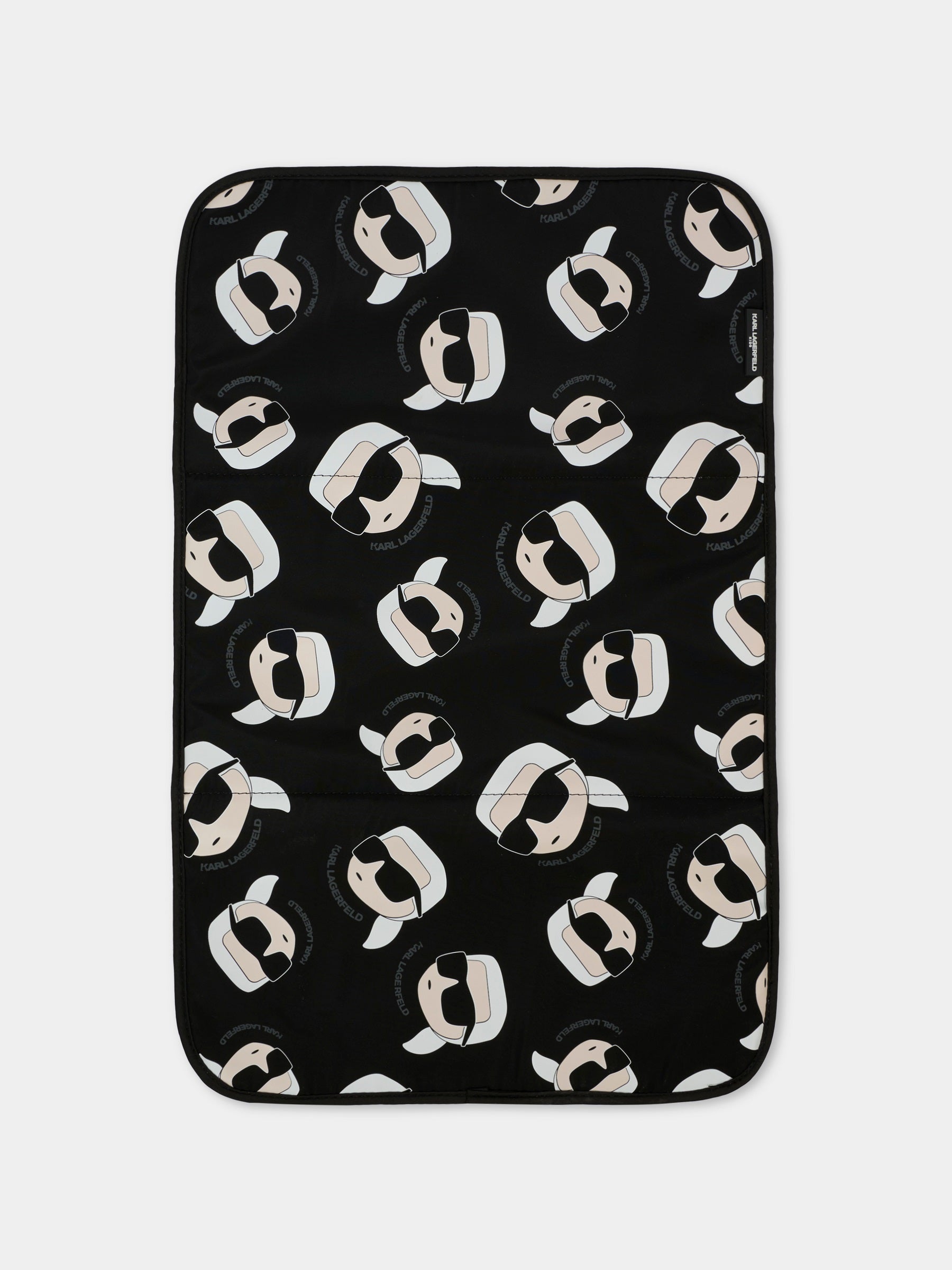 Borsa mamma nera per neonati con Karl Lagerfeld,Karl Lagerfeld Kids,Z30998 09B