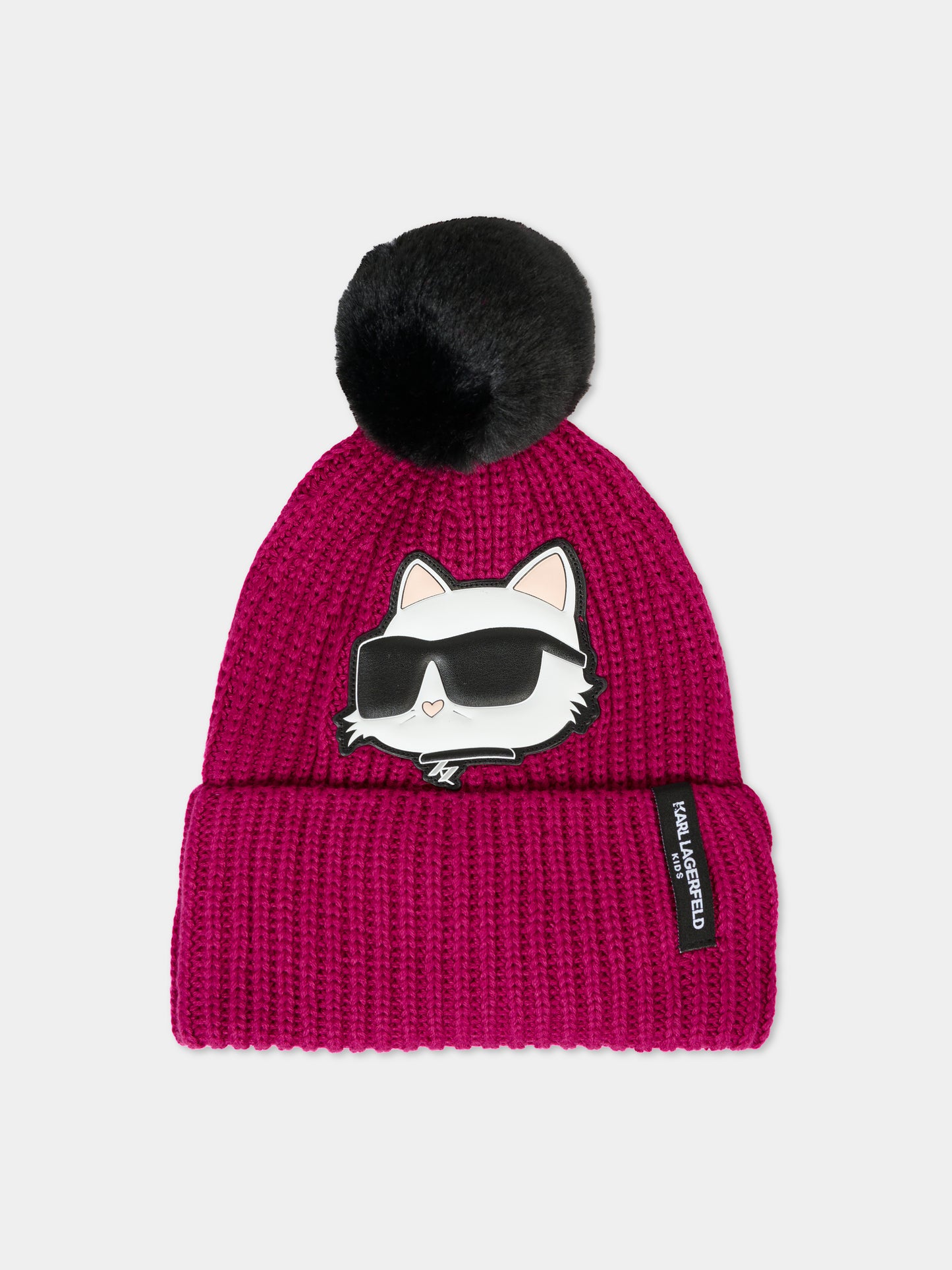 Set fucsia per bambina con Choupette,Karl Lagerfeld Kids,Z31011 469