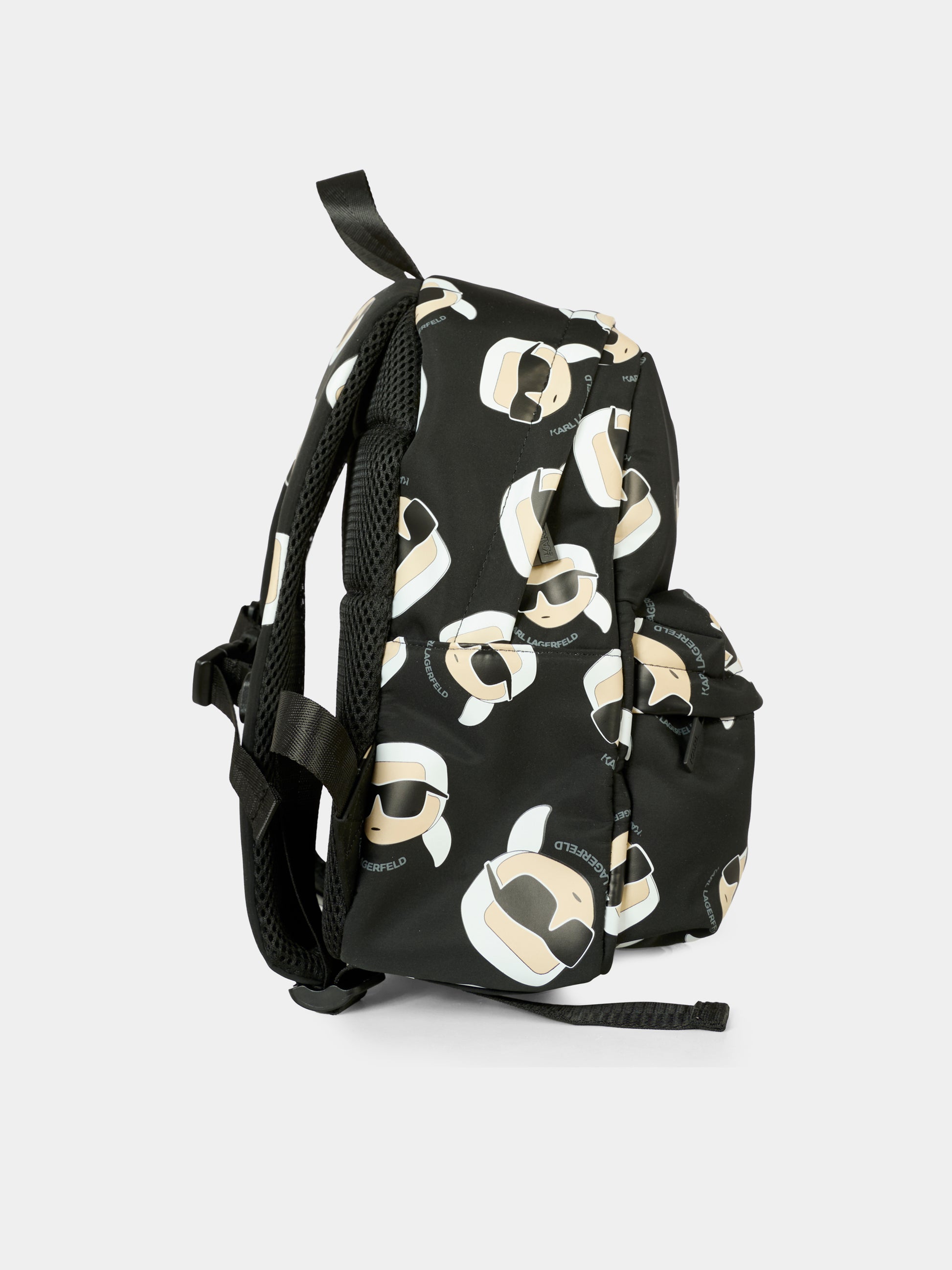 Zaino nero per neonati con Karl Lagerfeld,Karl Lagerfeld Kids,Z31037 09B