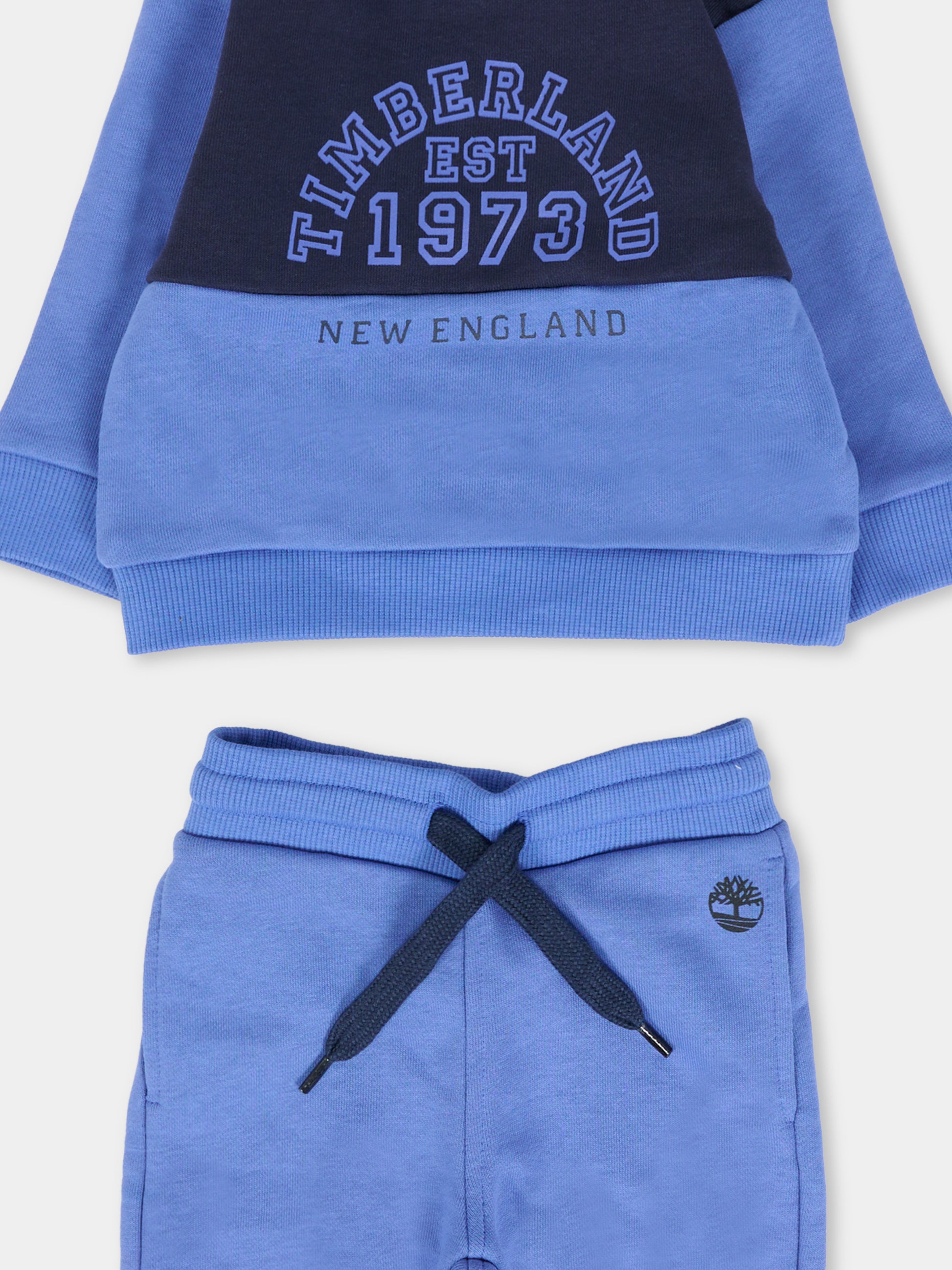 Completo blu per neonato con logo,Timberland,T60610 882