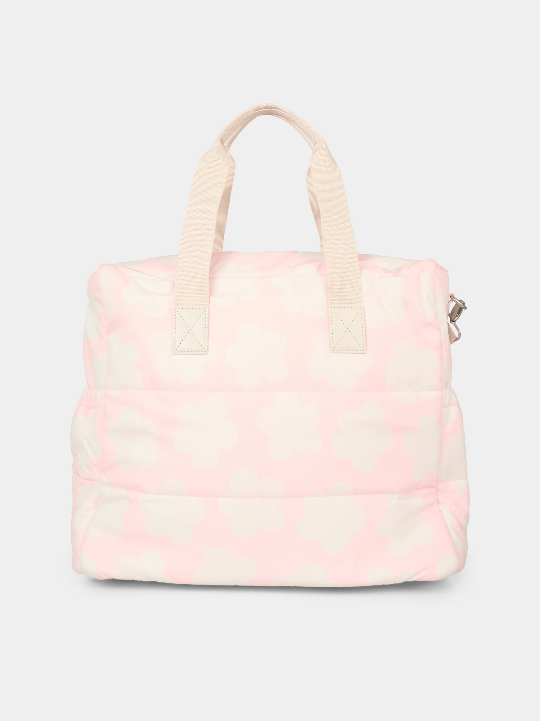 Borsa mamma rosa per neonata con fiori,Kenzo Kids,K61210 46T