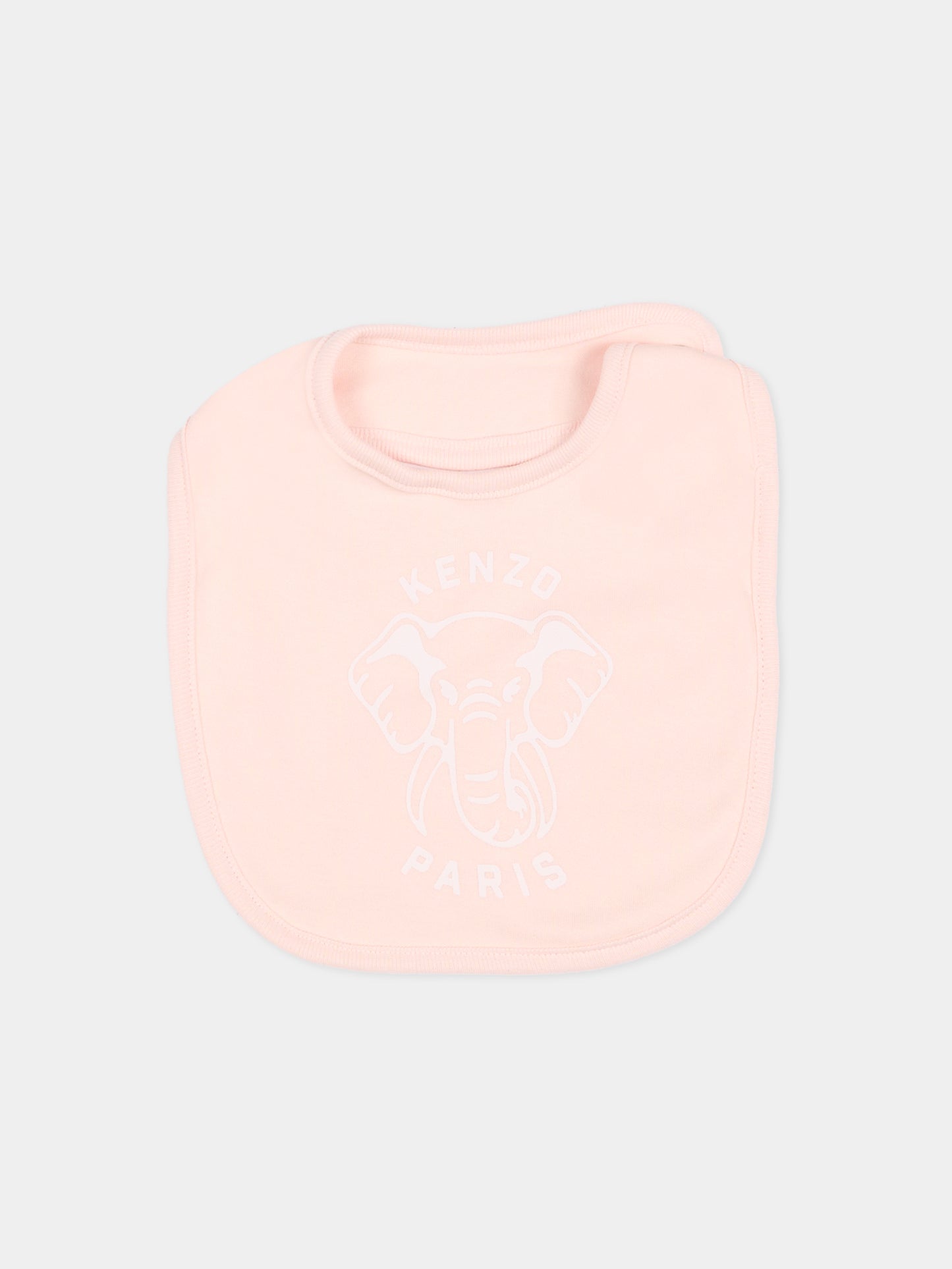 Set tutina rosa per neonata con elefante,Kenzo Kids,K61248 47R