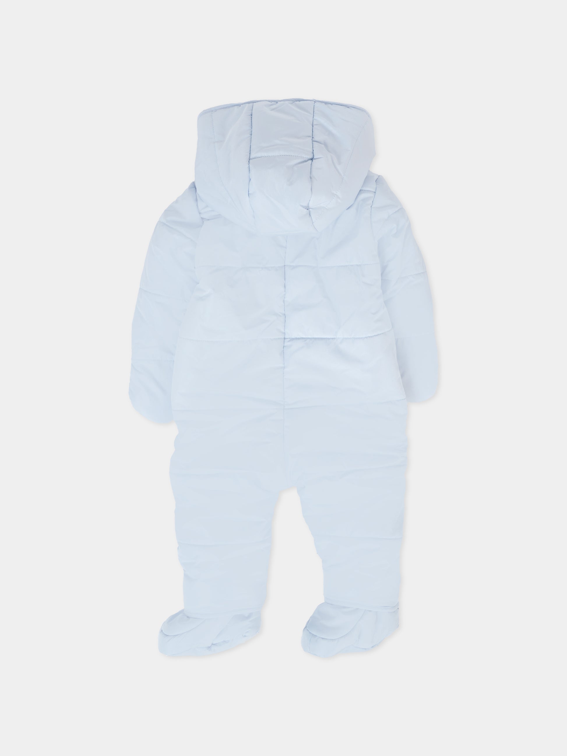 Piumino azzurro per neonato con elefante,Kenzo Kids,K61255 771