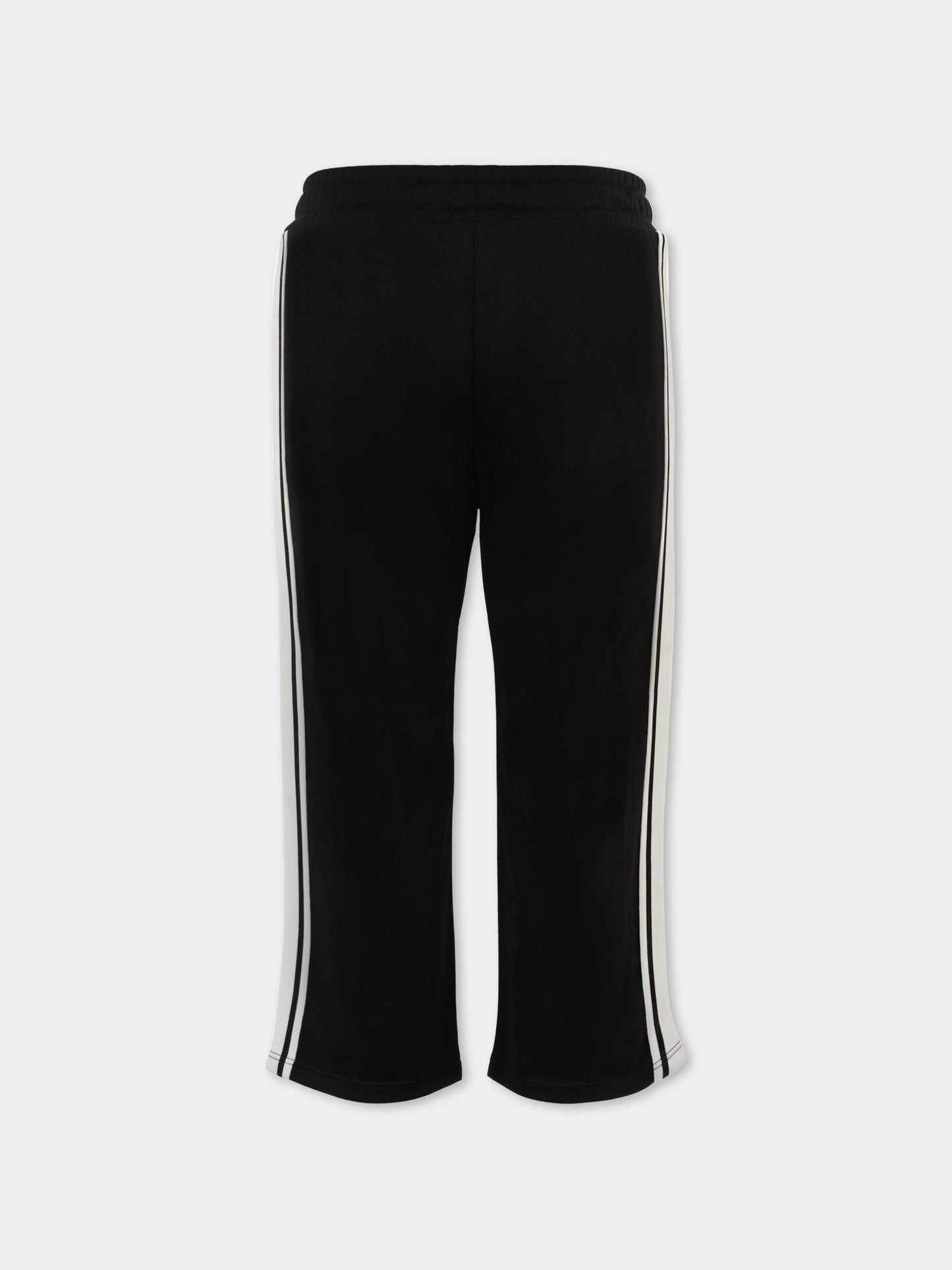 Pantaloni neri per bambino con Lucky Tiger,Kenzo Kids,K61477 095