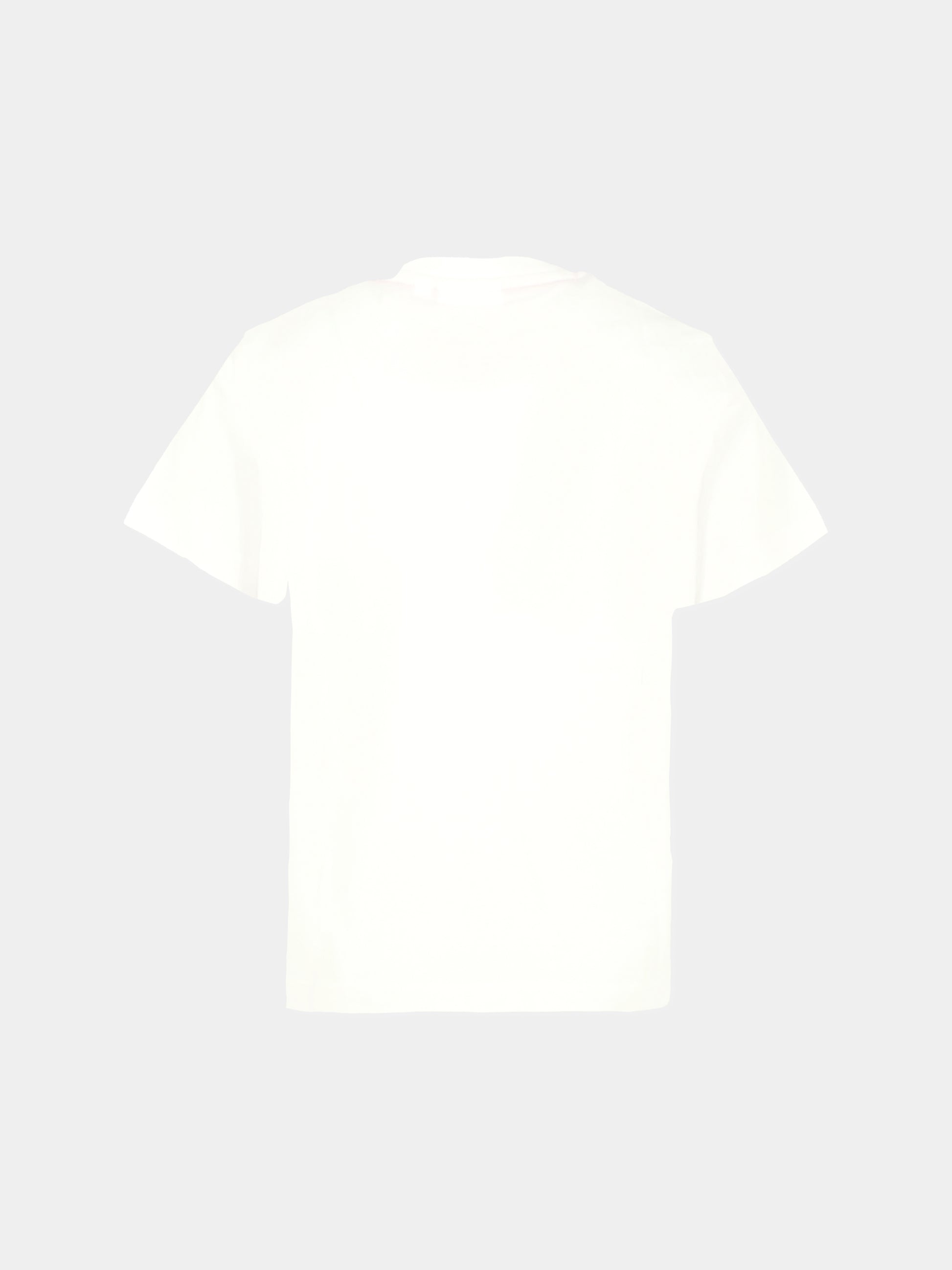 T-shirt bianca per bambino con logo nero,Hugo,G00572 10P