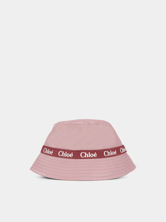 Cloche viola per bambina con logo,Chloé Kids,C20680 90F