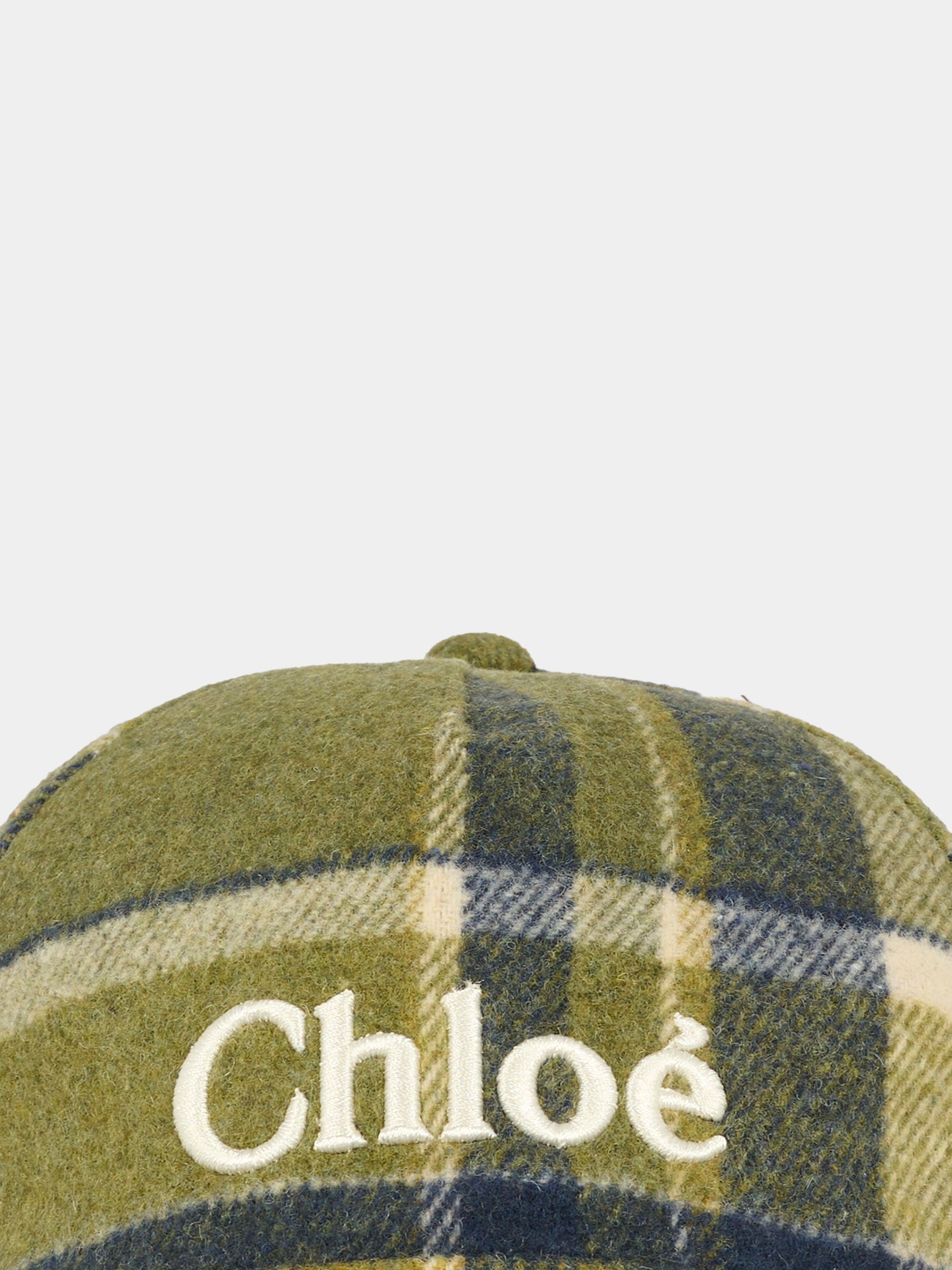 Cappello verde per bambina con logo,Chloé Kids,C20682 Z67