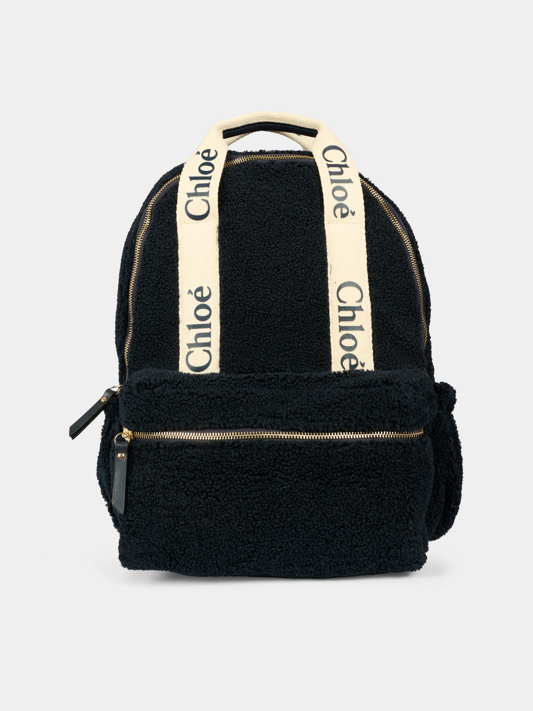 Zaino blu per bambina con logo,Chloé Kids,C20687 859