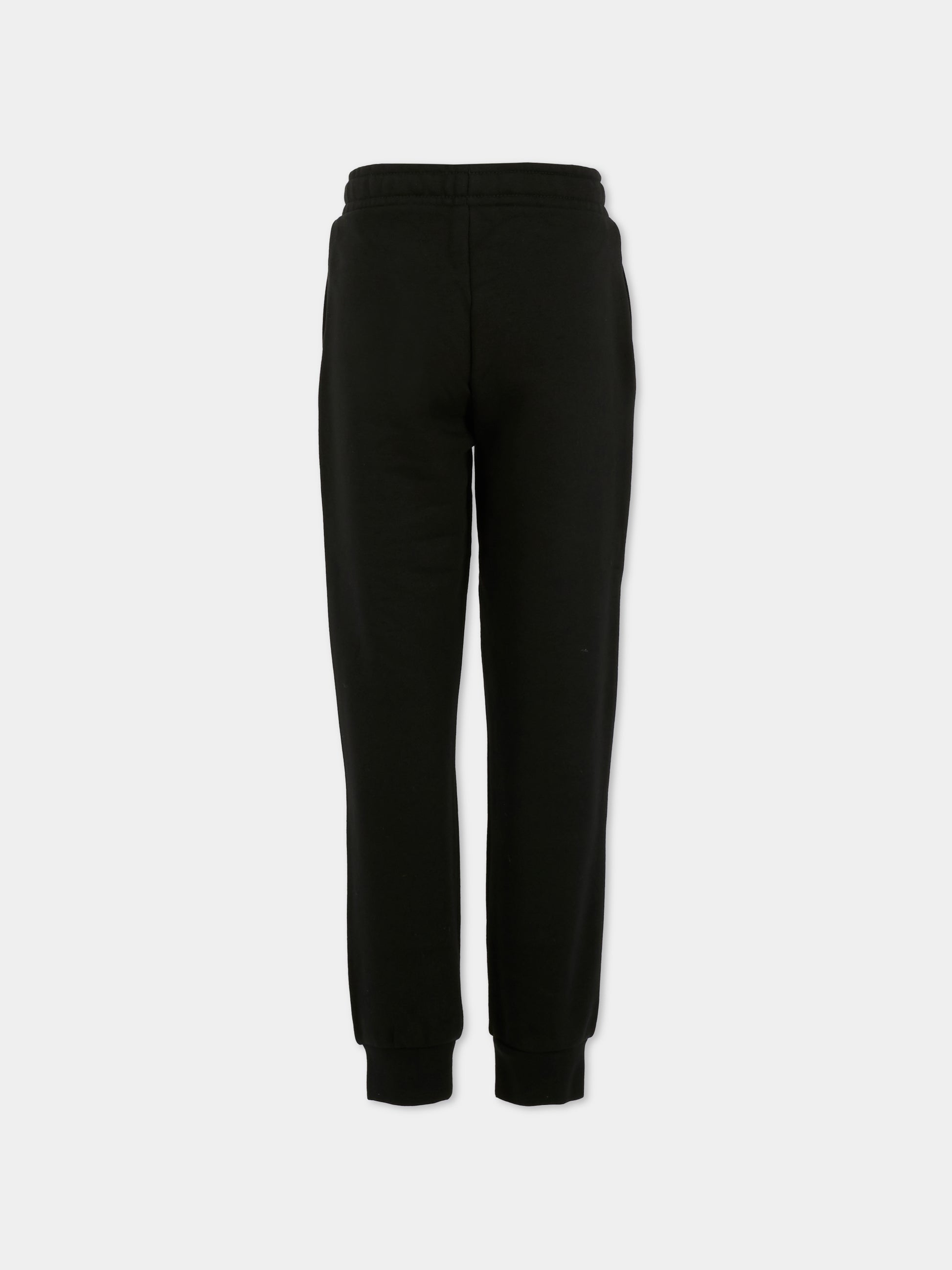 Pantaloni neri per bambino con logo,Boss,J52288 09B