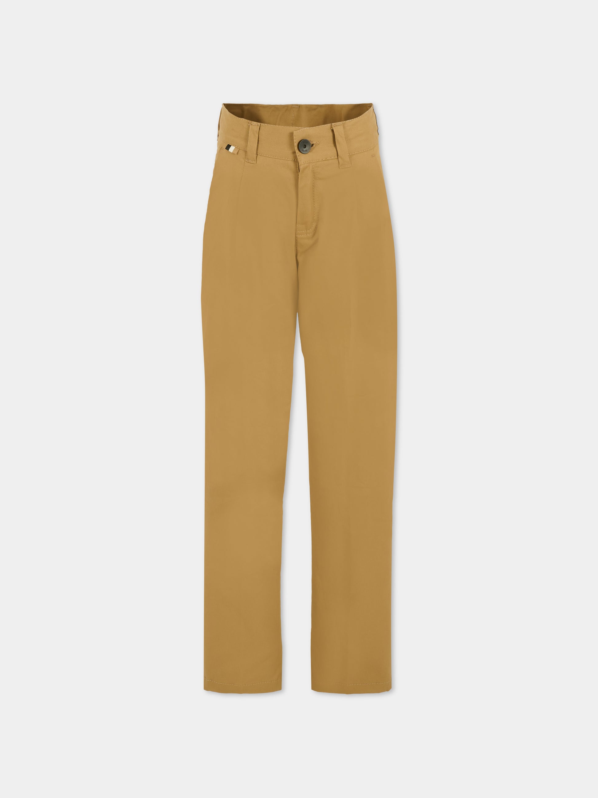 Pantaloni beige per bambino,Boss,J52298 269