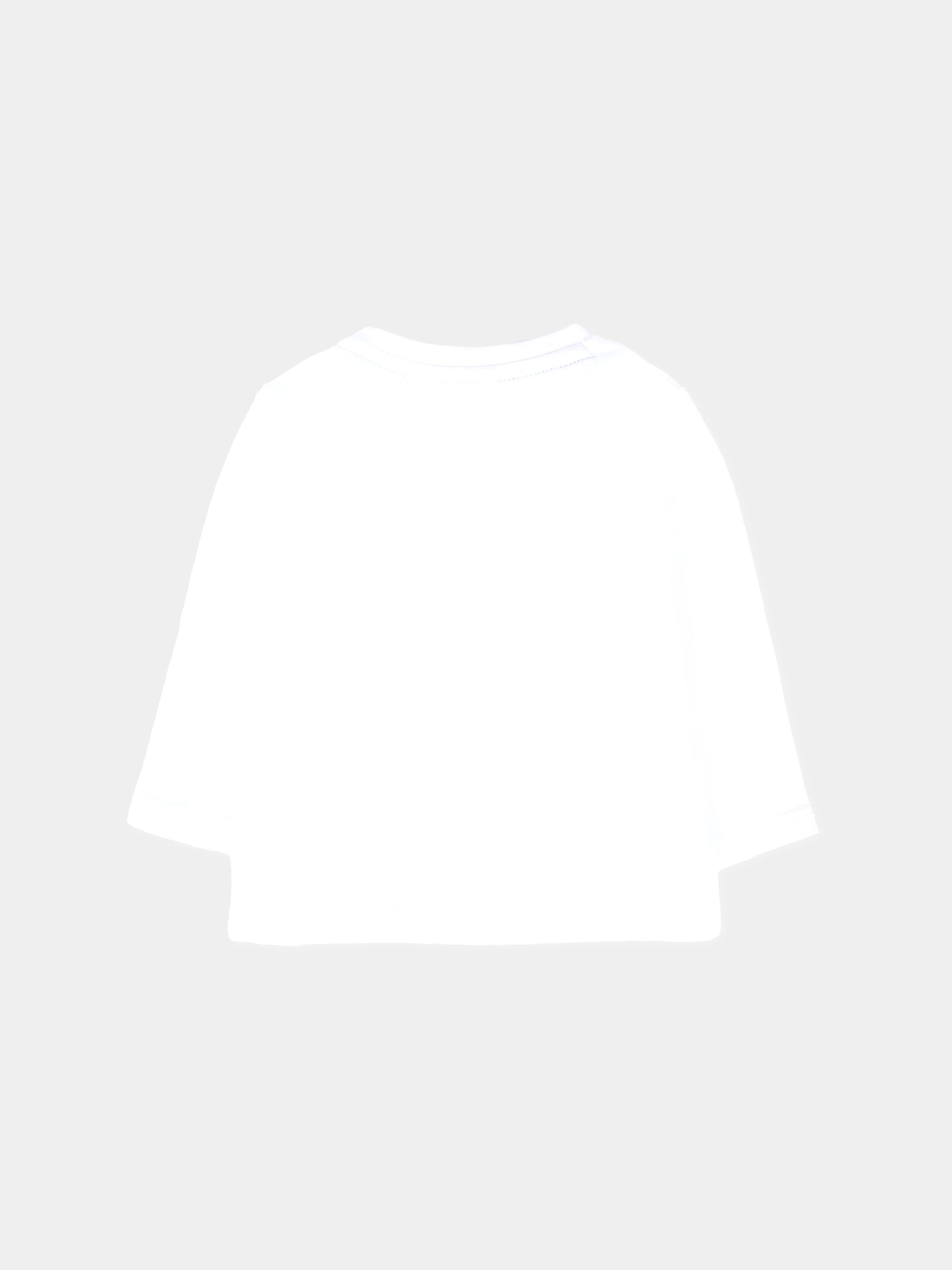 T-shirt bianca per neonato con logo verde,Boss,J52467 10P