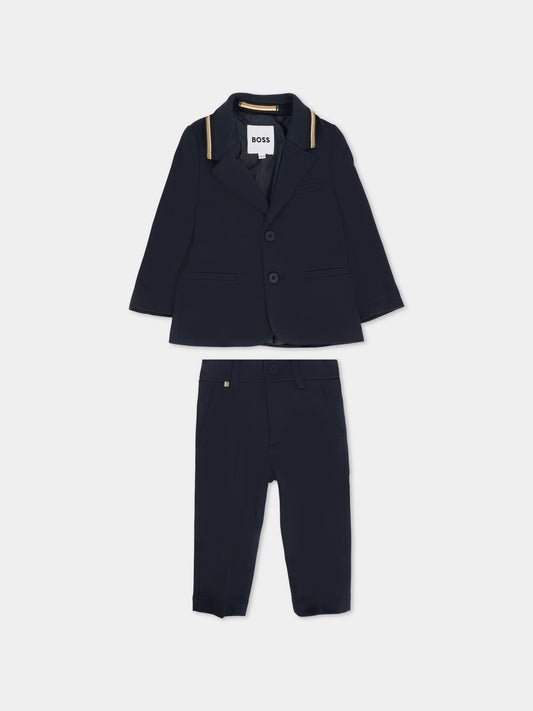 Completo blu per neonato,Boss,J52483 862