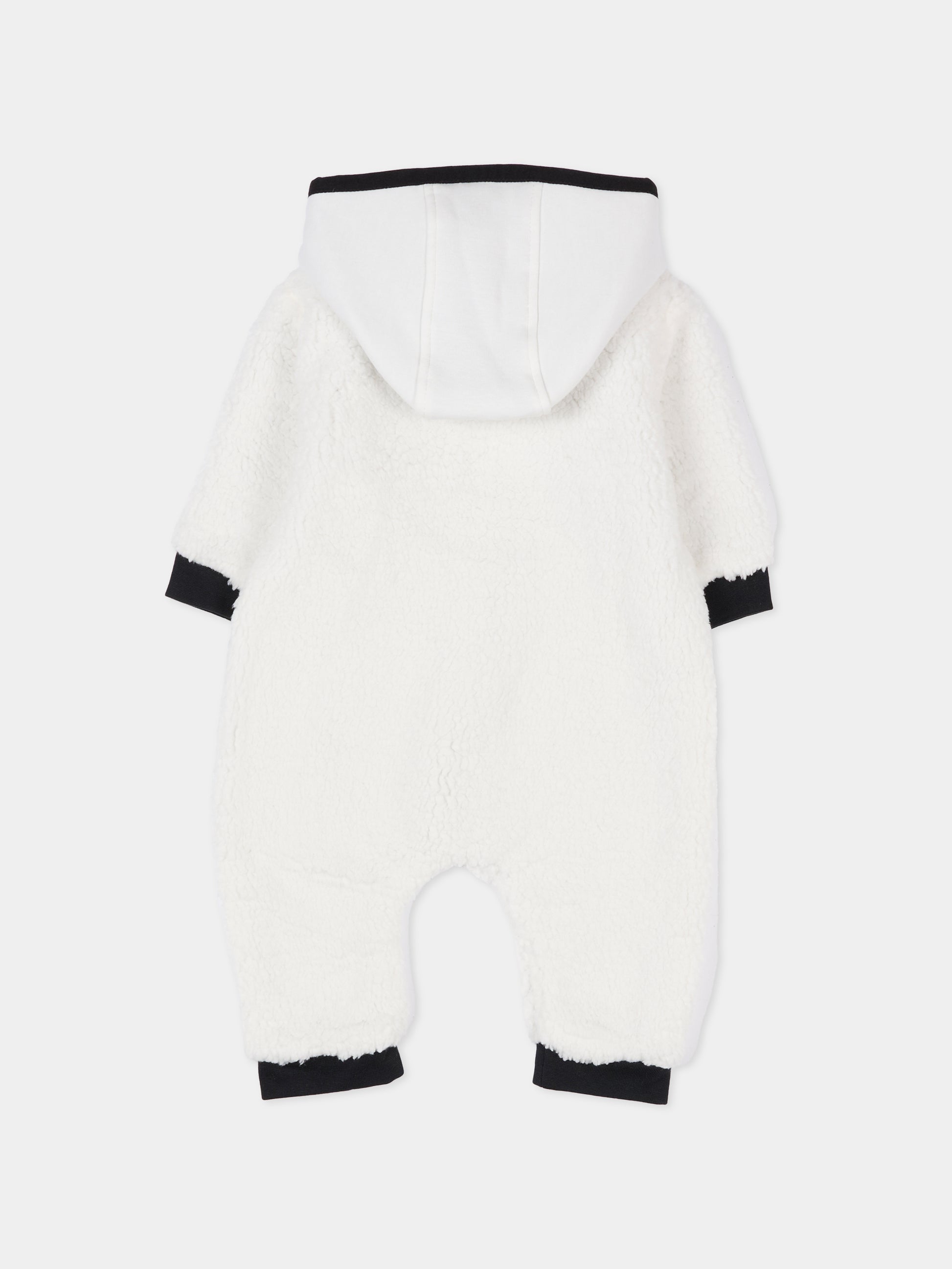 Tutina bianca per neonato con logo,Boss,J52488 117