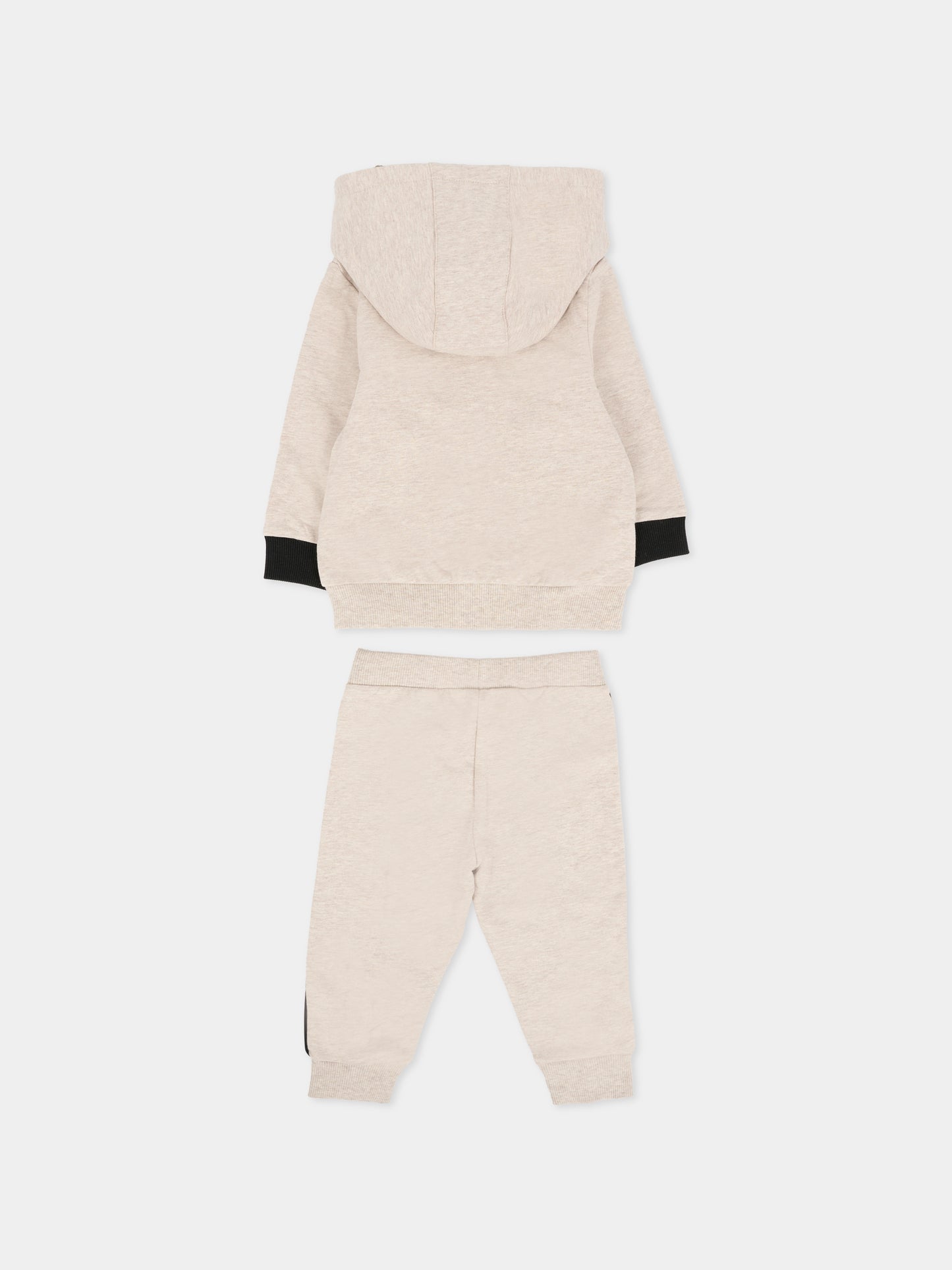 Completo beige per neonato con logo,Boss,J52527 B51