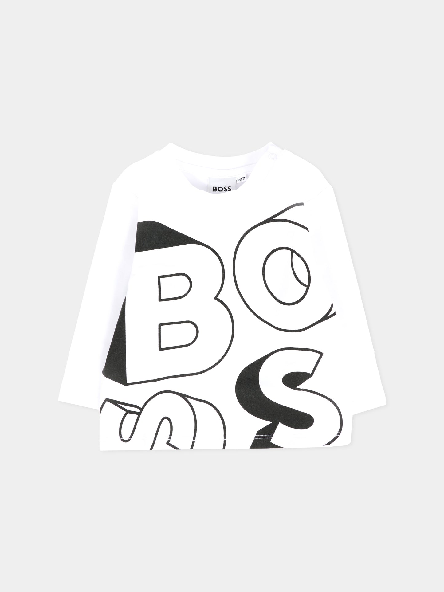 Completo beige per neonato con logo,Boss,J52527 B51