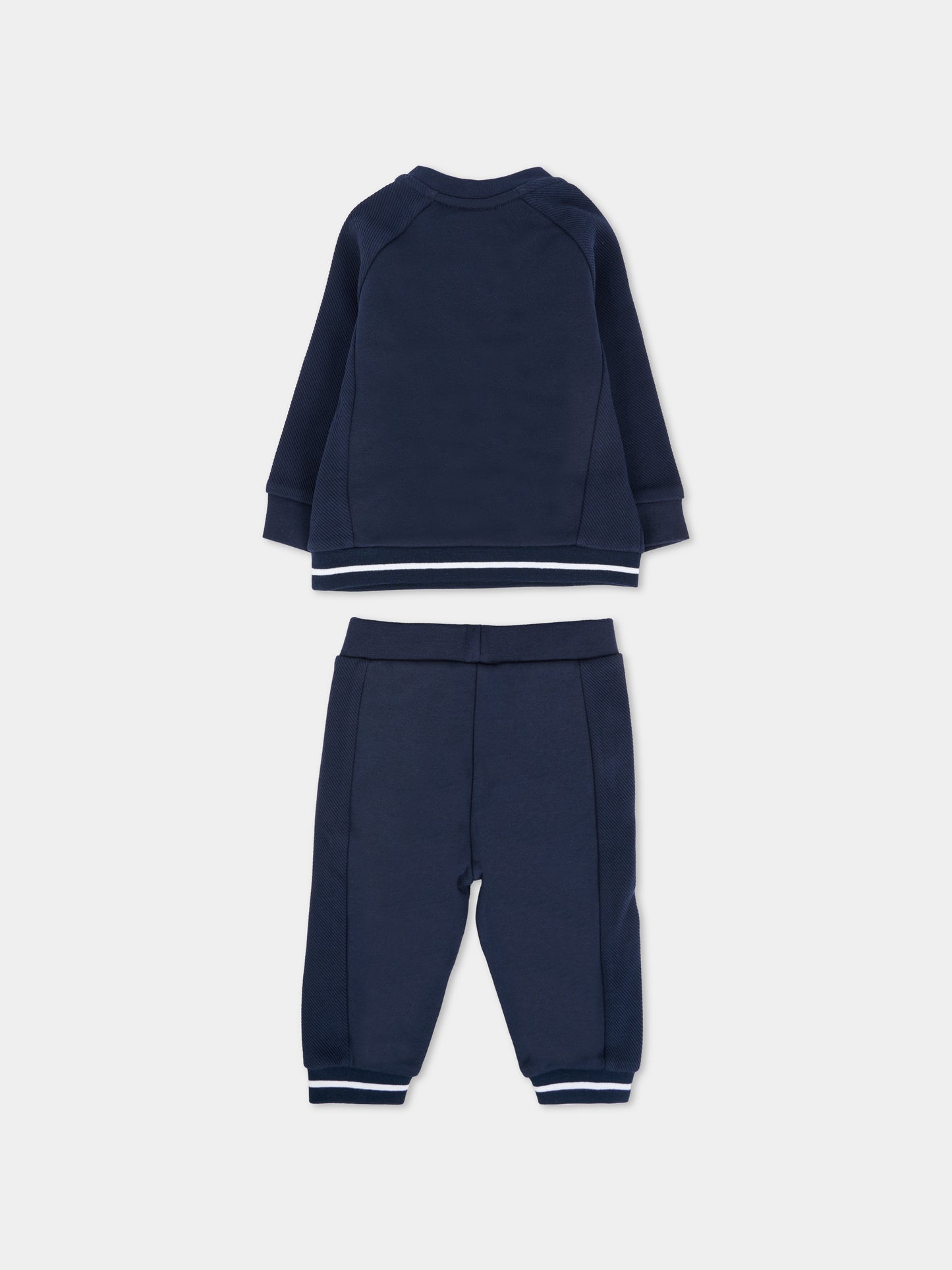 Completo blu per neonato con logo,Boss,J52528 849