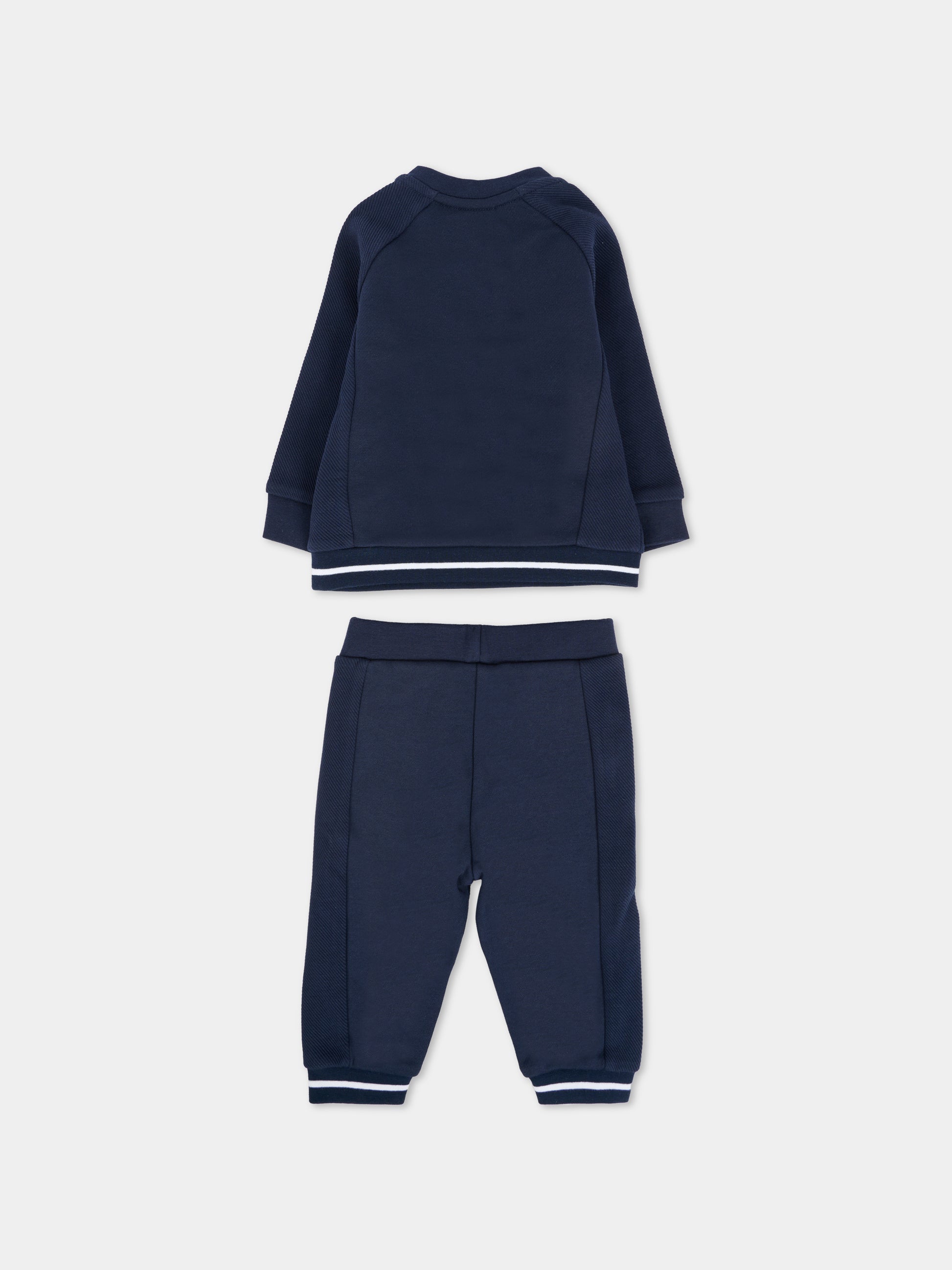 Completo blu per neonato con logo,Boss,J52528 849