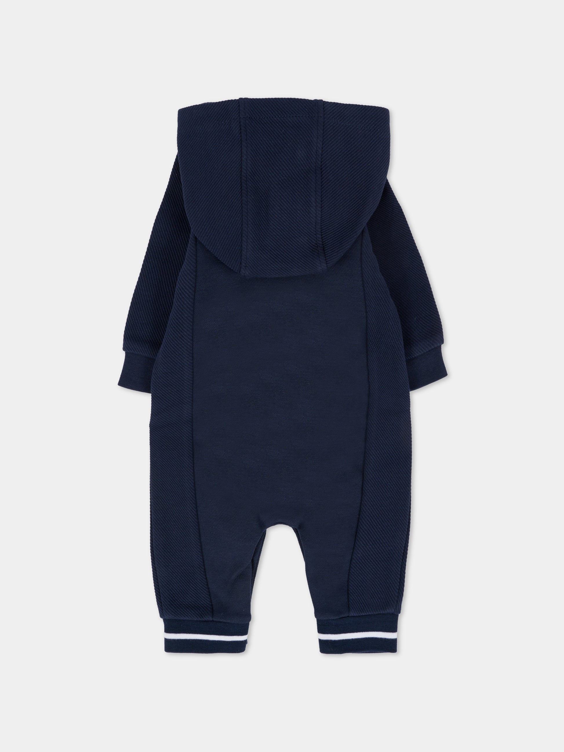 Tutina blu per neonato con logo,Boss,J52530 849