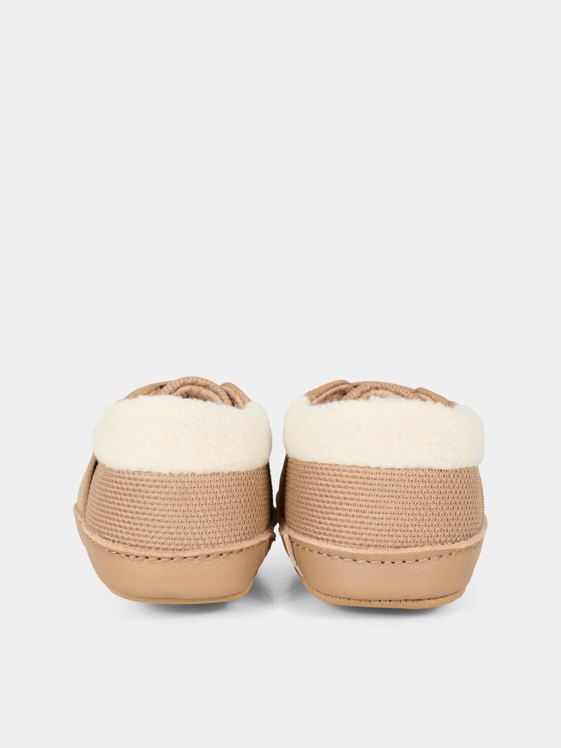 Sneakers beige per neonato con logo,Boss,J52589 269