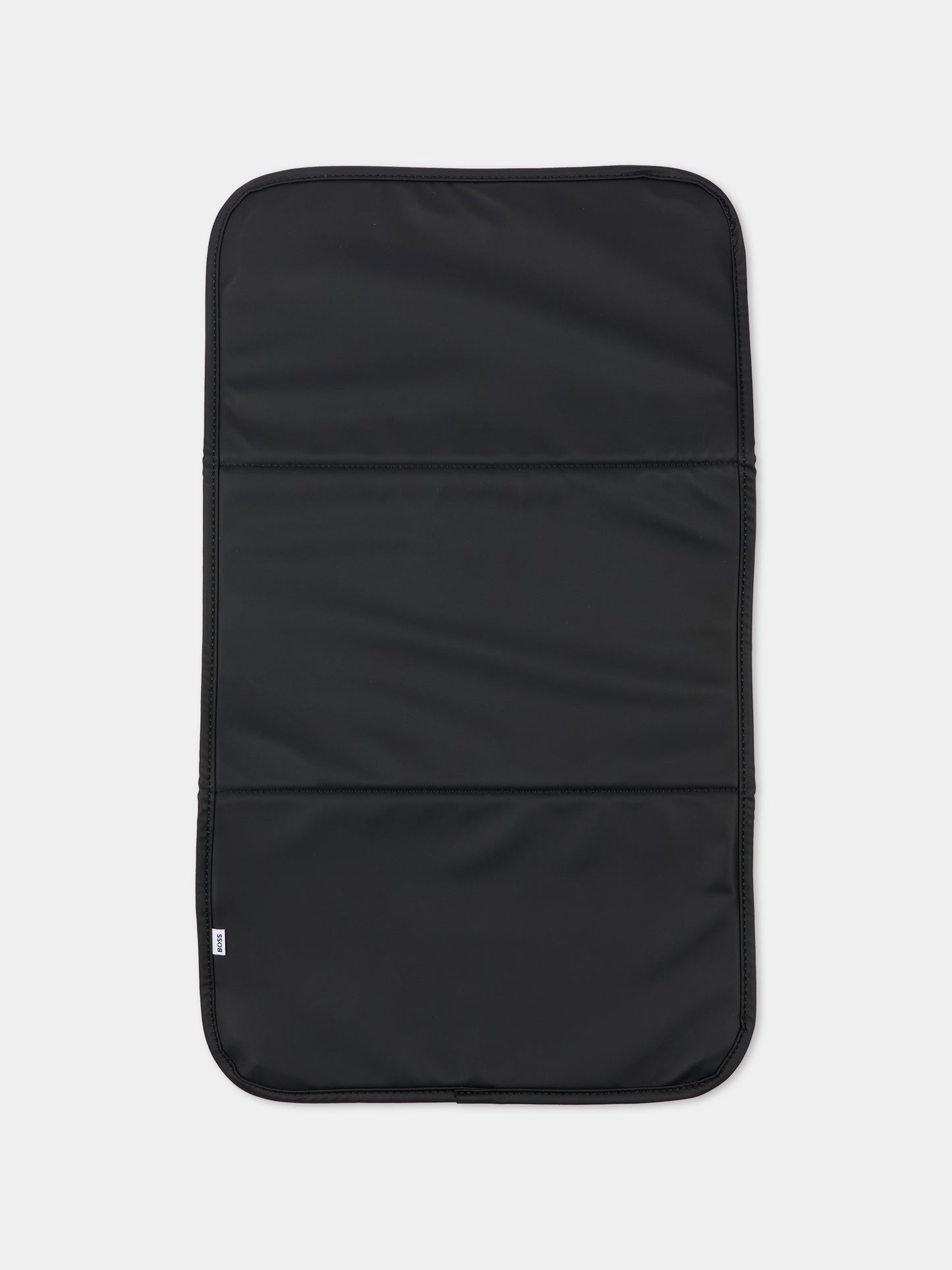 Borsa mamma nera per neonati con logo,Boss,J52609 09B