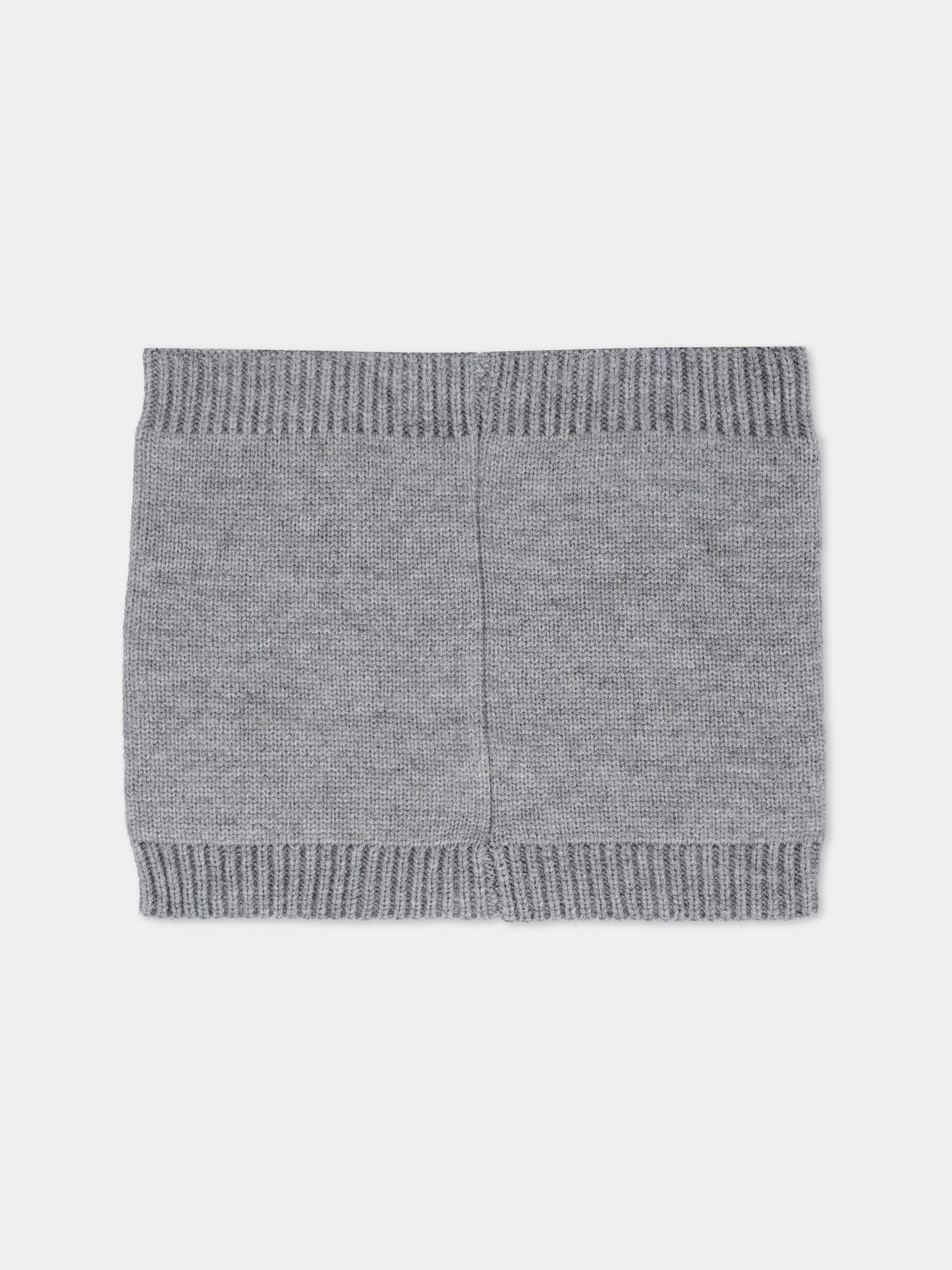 Scaldacollo grigio per bambino con patch,Boss,J52667 A46